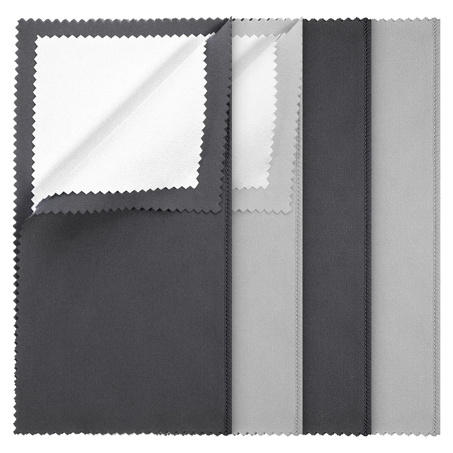 Paños de Pulido de Joyería QfwdfcTrenz 4PCS Microfibra