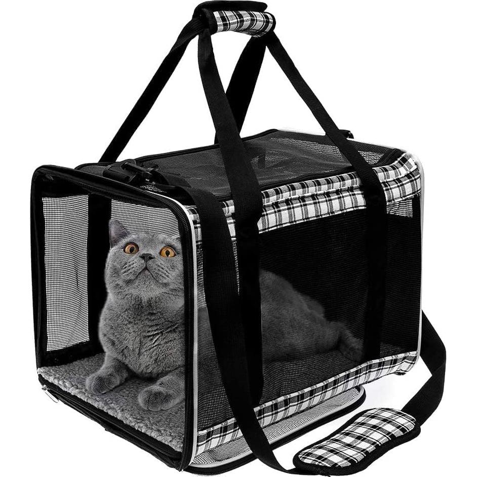 Transportadora Suave para Gatos EXPAWLORER Grande 43x30cm