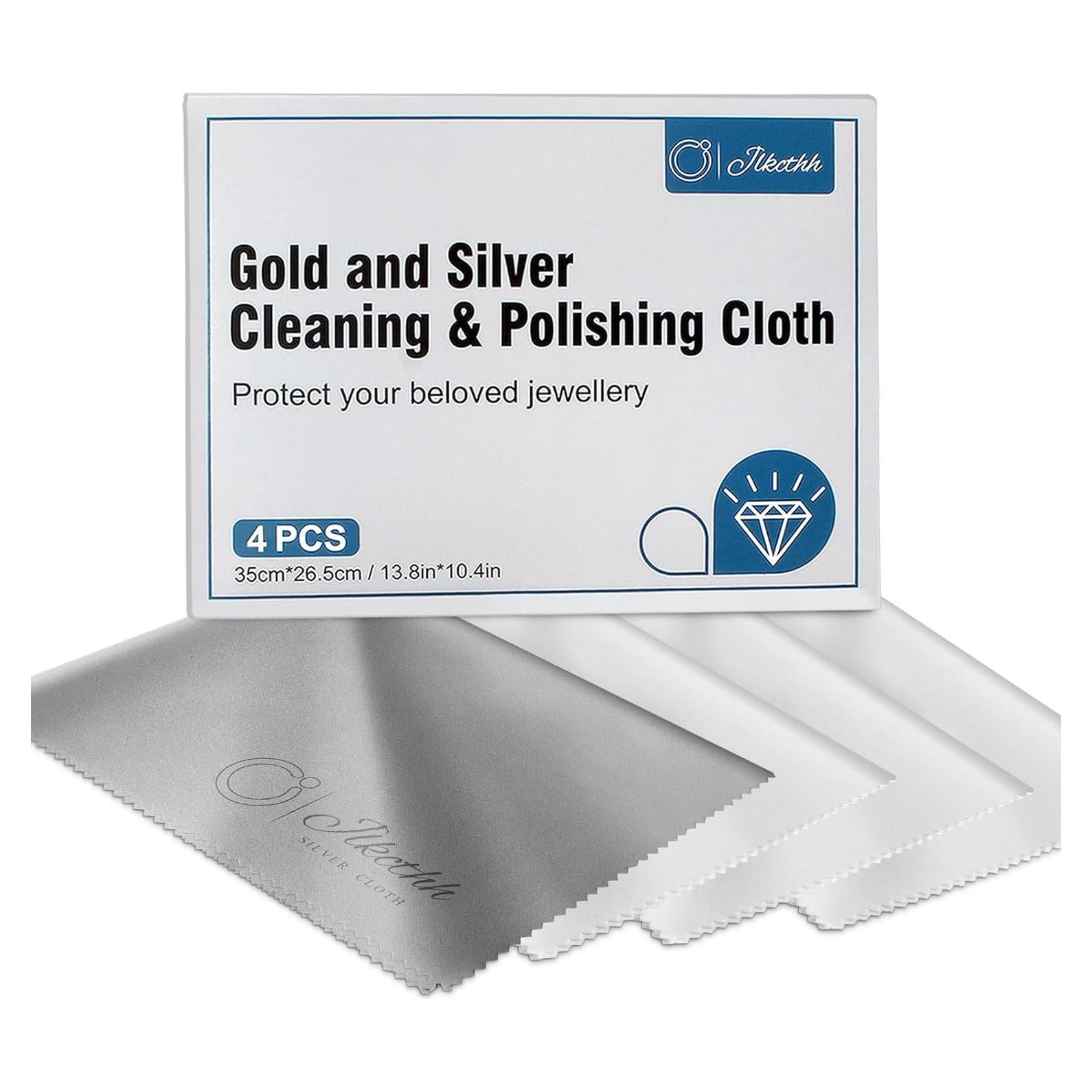 Paño de Limpieza y Pulido JLKCTHH 100% Algodón para Joyería