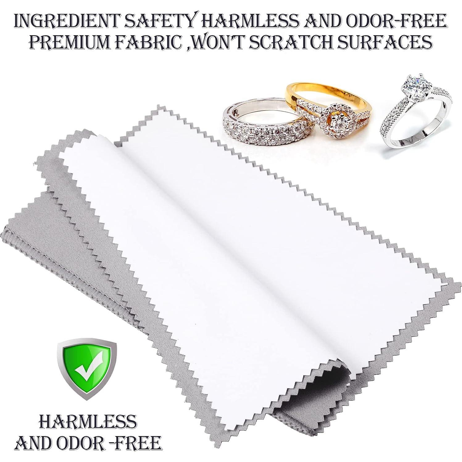 Juego de 8 Paños de Limpieza de Joyería Breling 28x35cm