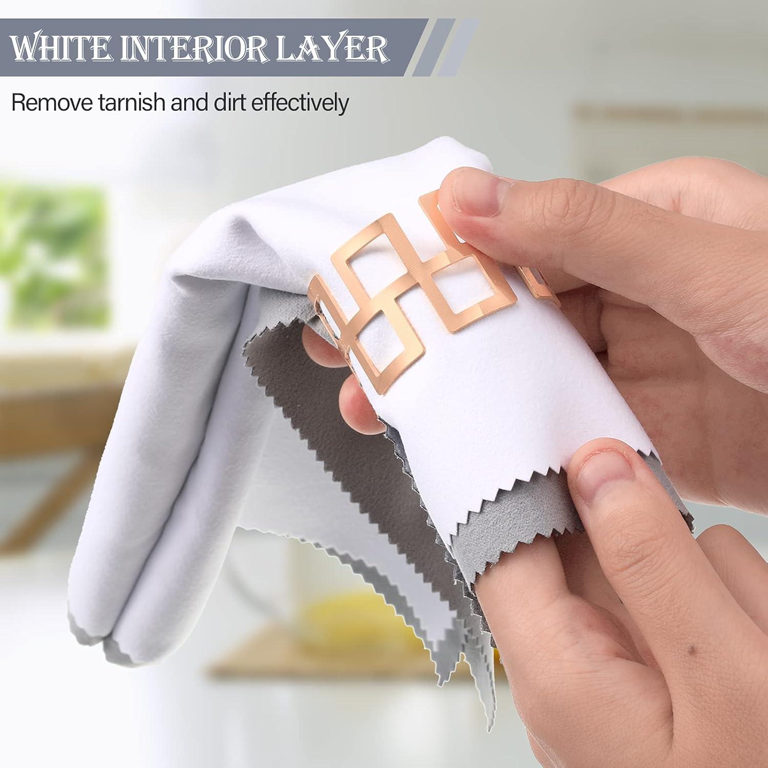 Juego de 8 Paños de Limpieza de Joyería Breling 28x35cm