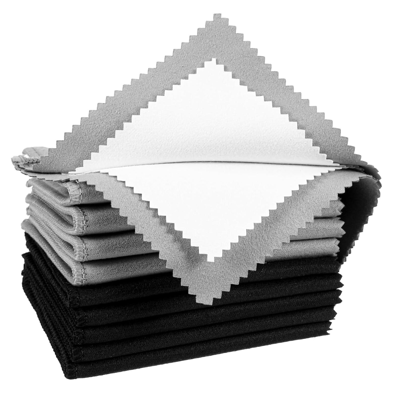 Set de 10 Paños Limpiadores de Joyería CIATBYYJ 19x16cm