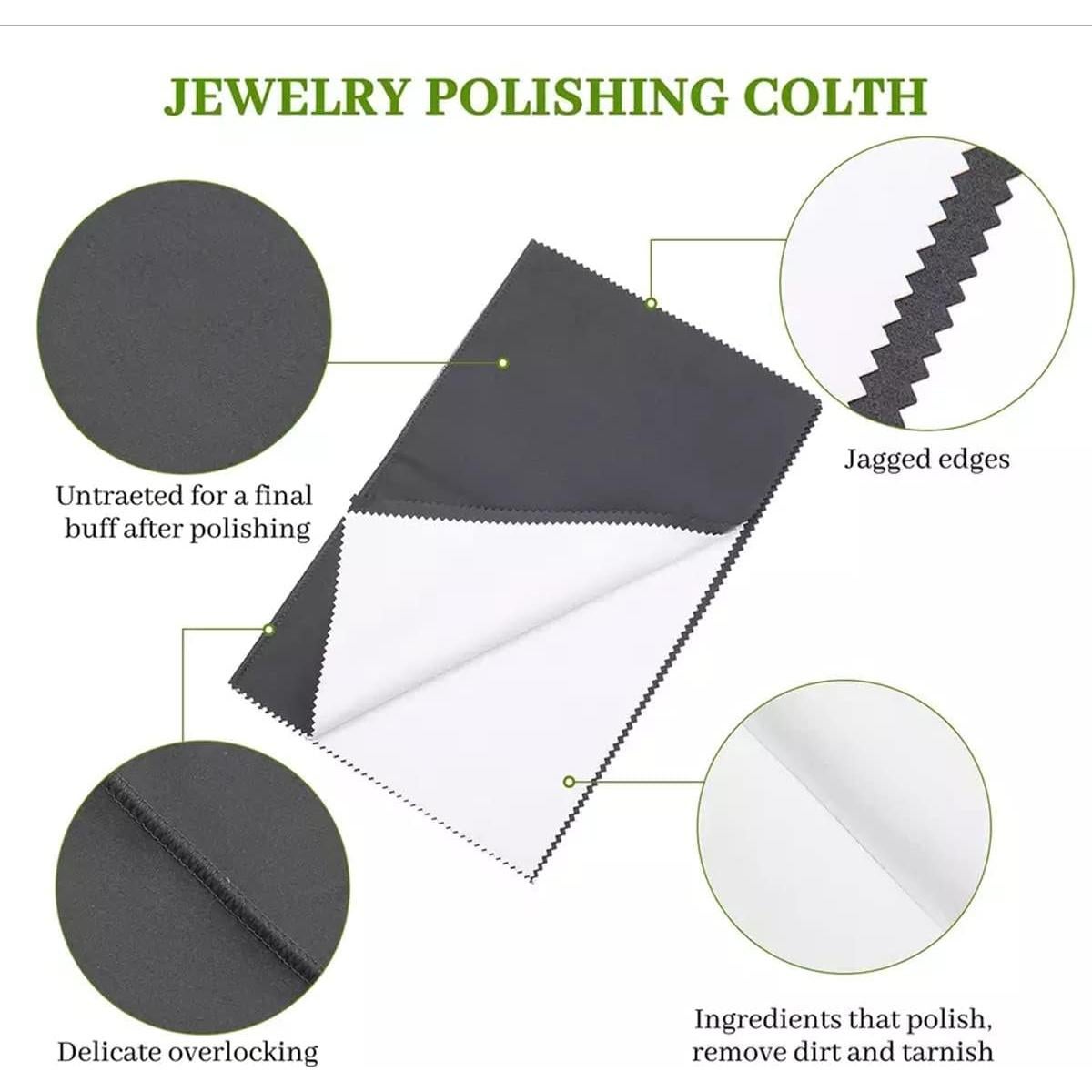 Paños de limpieza Purest Spring para joyas y metales 2 unidades