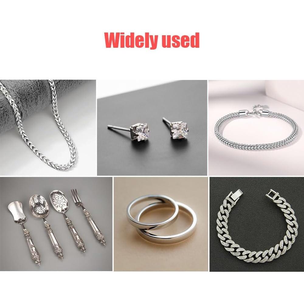 Paquete de 3 Paños de Limpieza de Joyería Fancypost 30x25cm