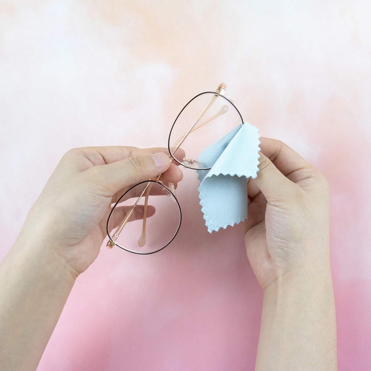 Paquete de 100 Paños de Limpieza AUEAR 8x8cm para Joyas