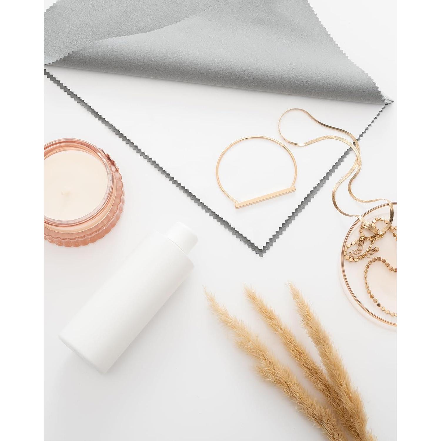 Paño de Limpieza ZEFFFKA para Oro y Plata Extra Grande