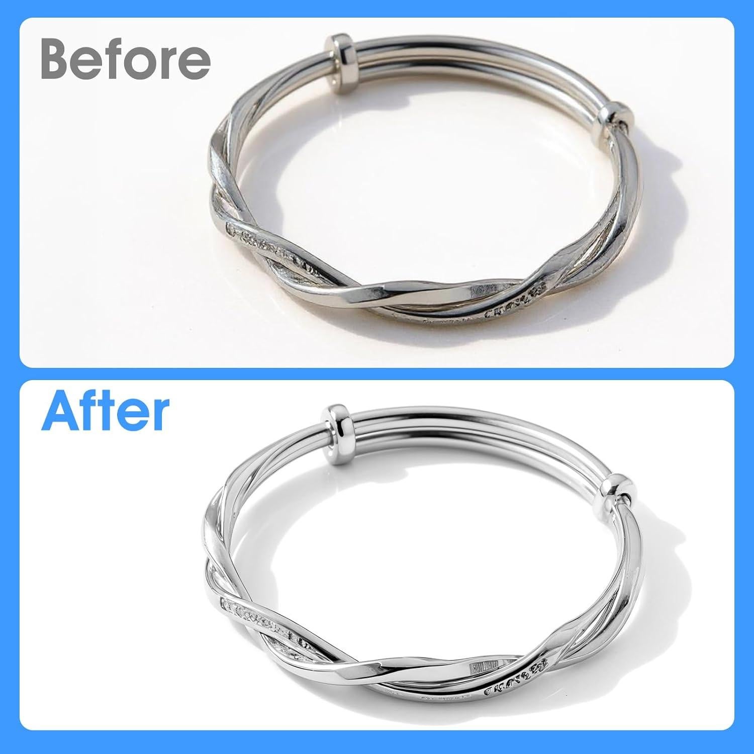 4 Paños de Pulido de Plata Hpmjz para Joyería y Platería