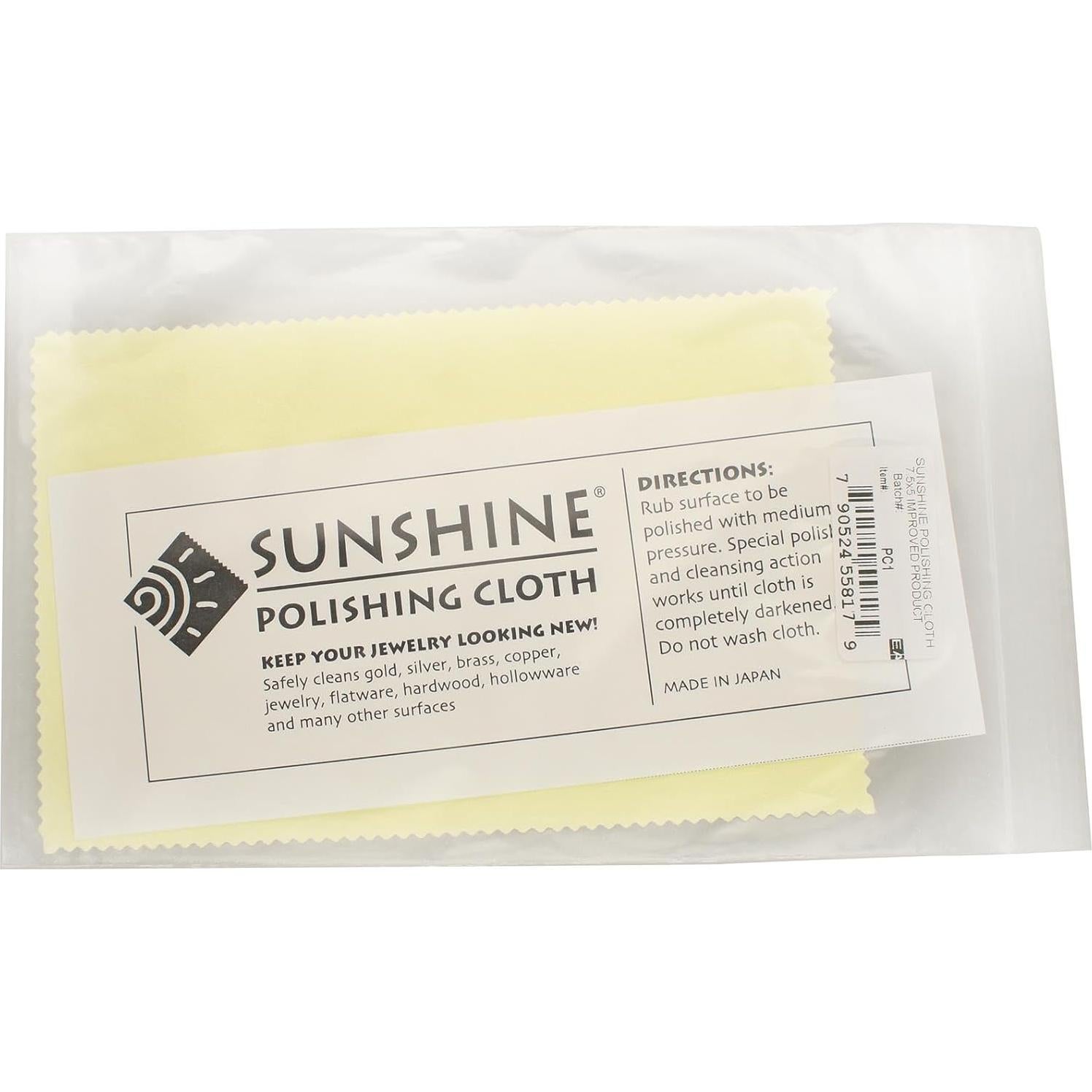 Paño de Pulido Sunshine - Amarillo Suave 190.5mm x 127mm