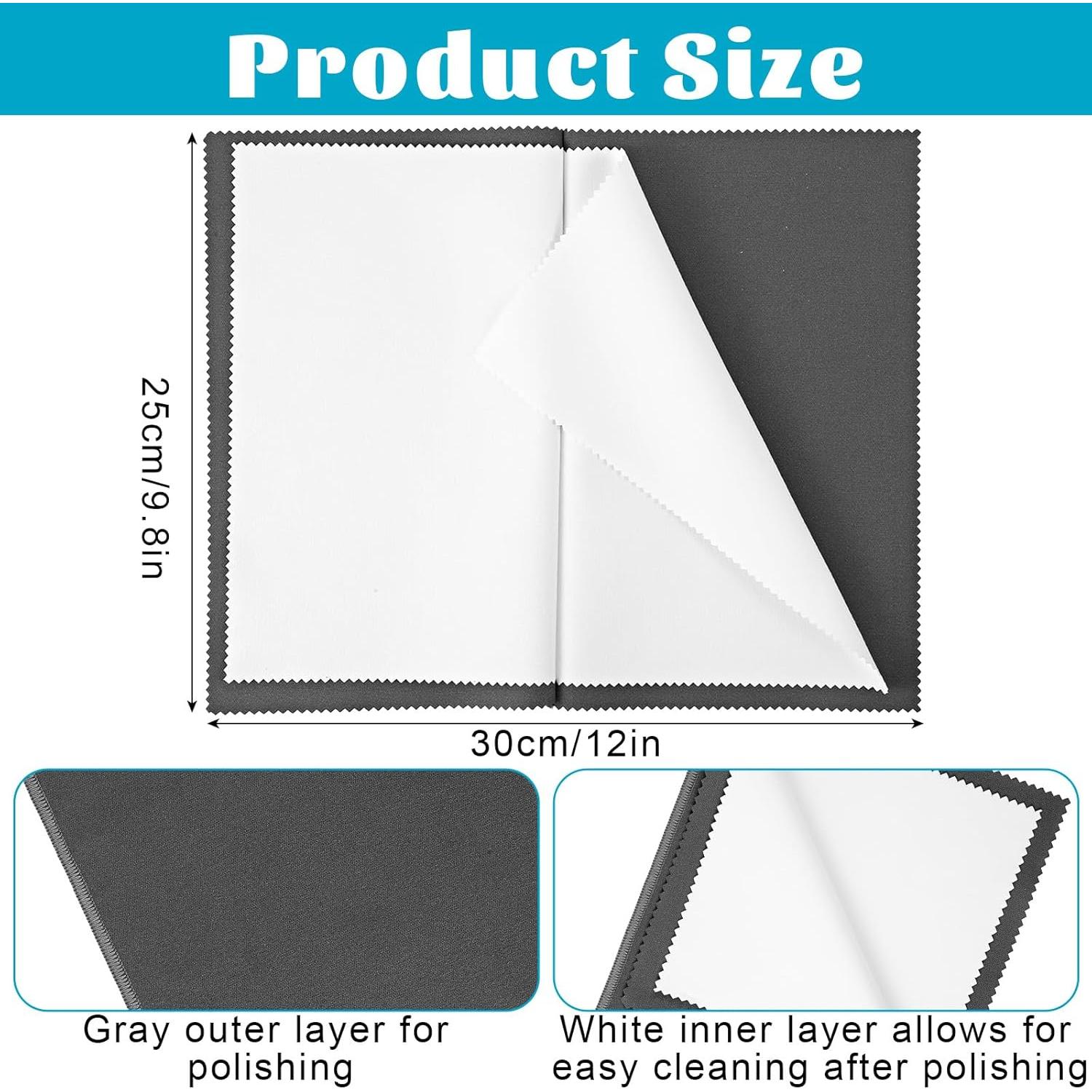 Paños de Limpieza de Plata LLOUSSAK - 2 Pcs 30x25 cm