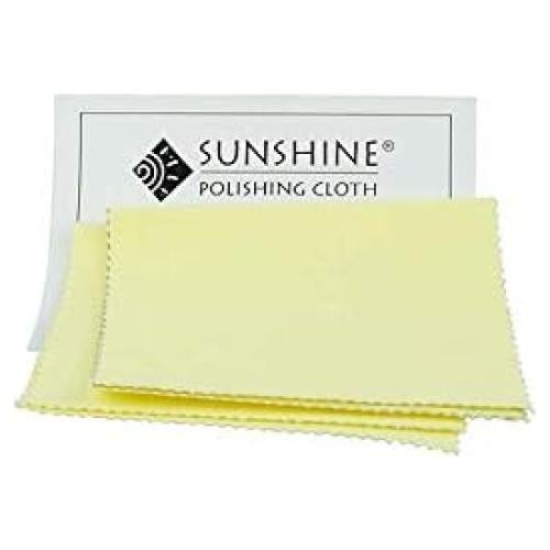 3 Paños de Pulido Sunshine para Joyería de Plata y Oro