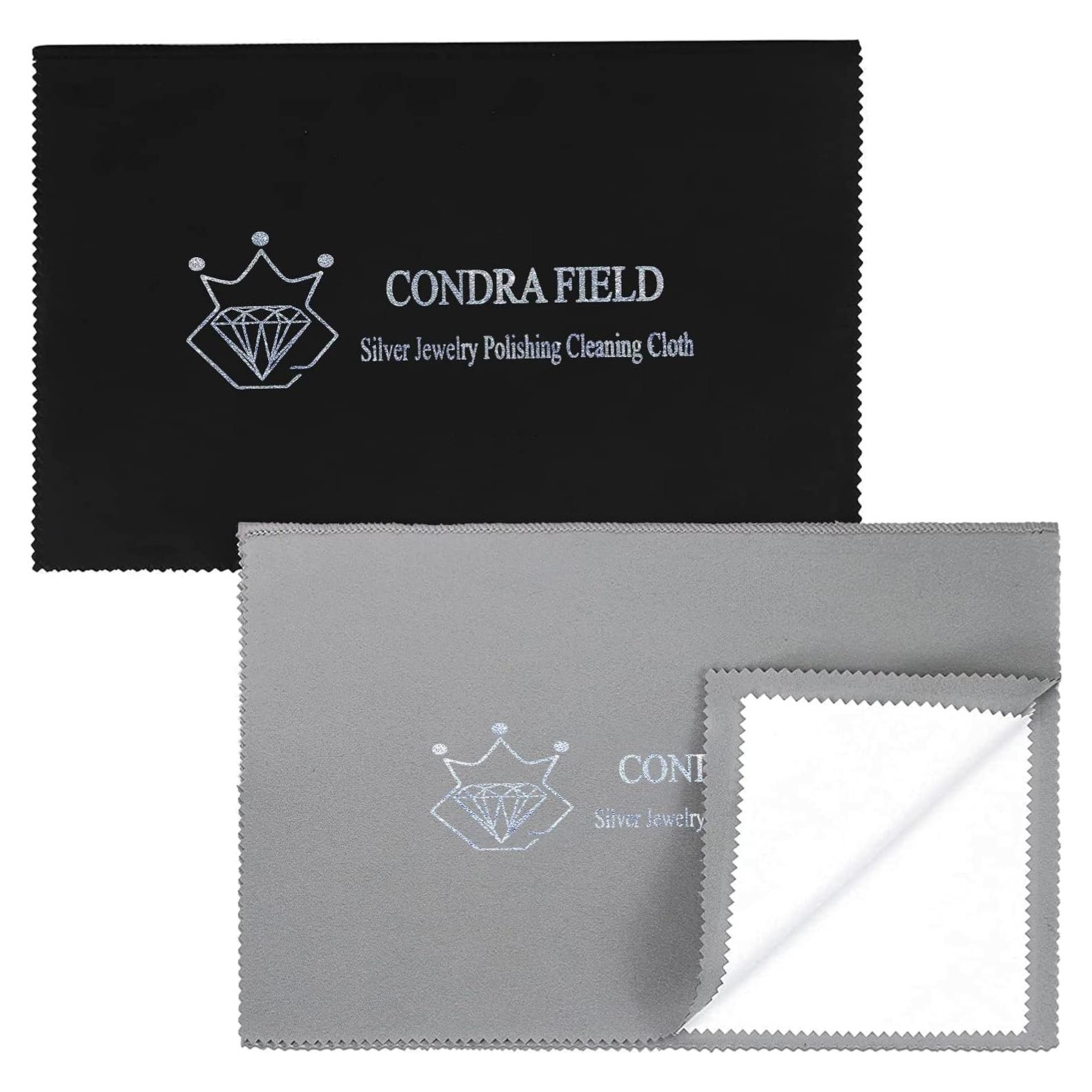 Juego de 2 Paños de Limpieza de Joyería de Plata LXQTThap