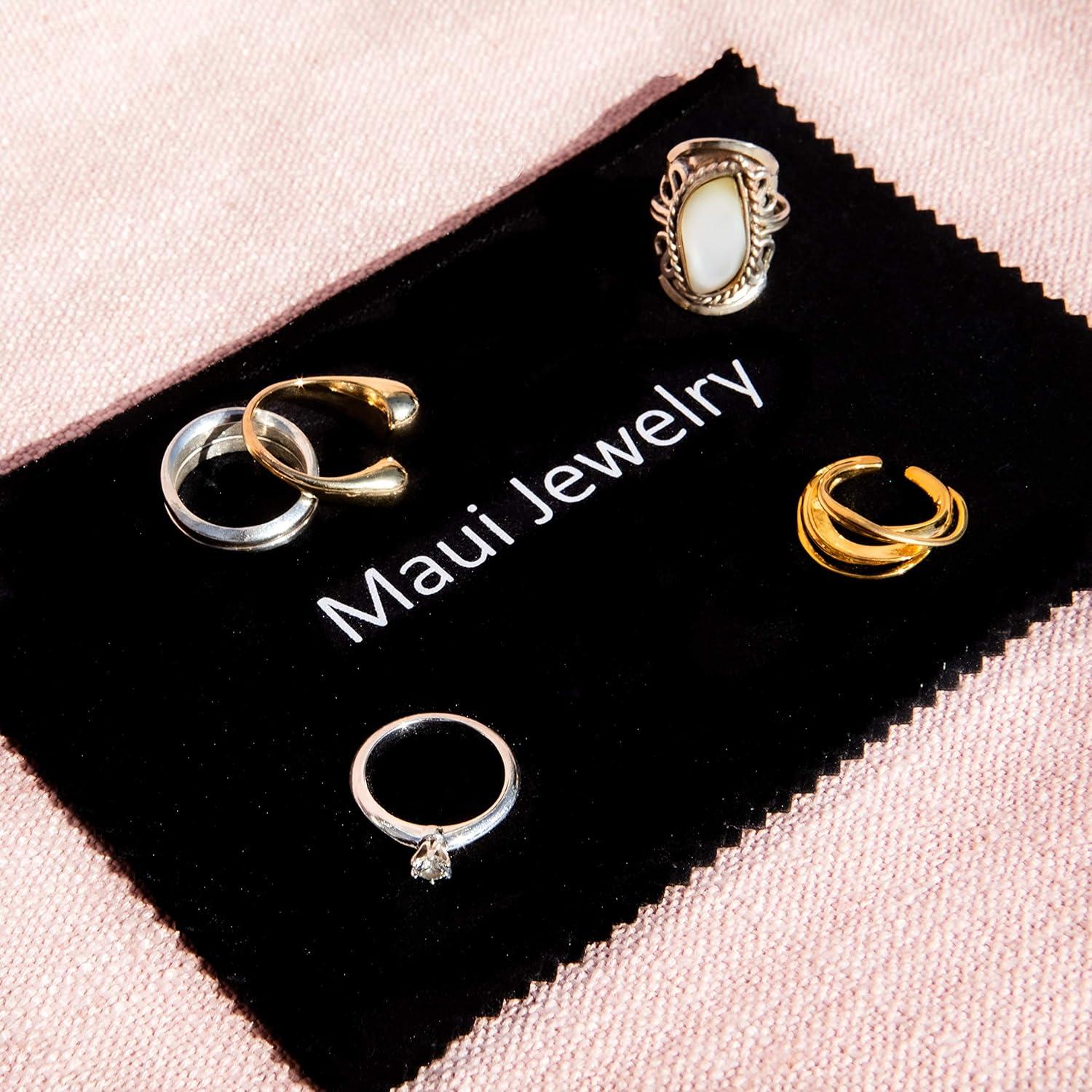 Paño Limpiador de Joyería Maui Microfibra 15x20 cm - Paquete de 2