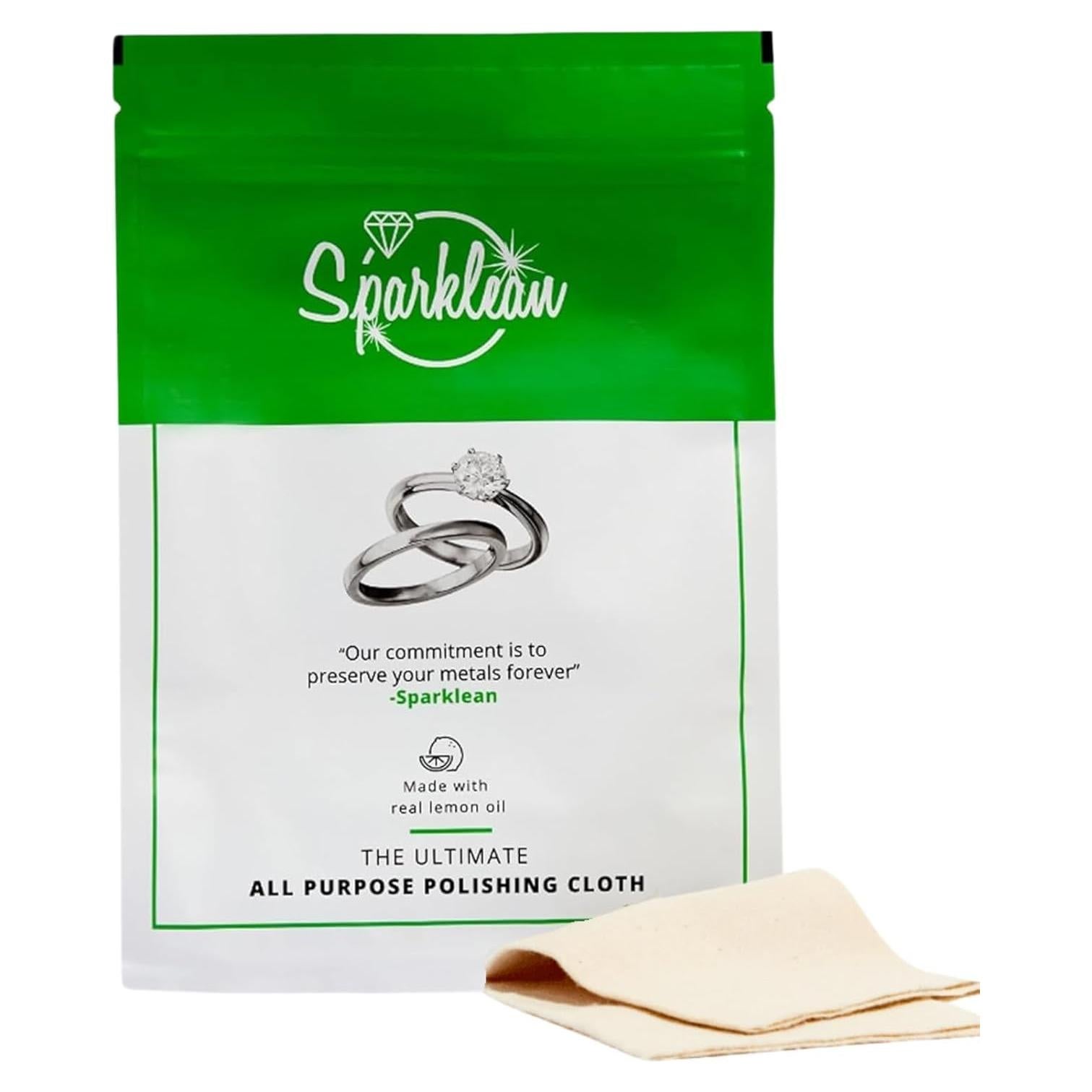 Paño de Limpieza de Joyería Premium Sparklean 22.4x15.8cm
