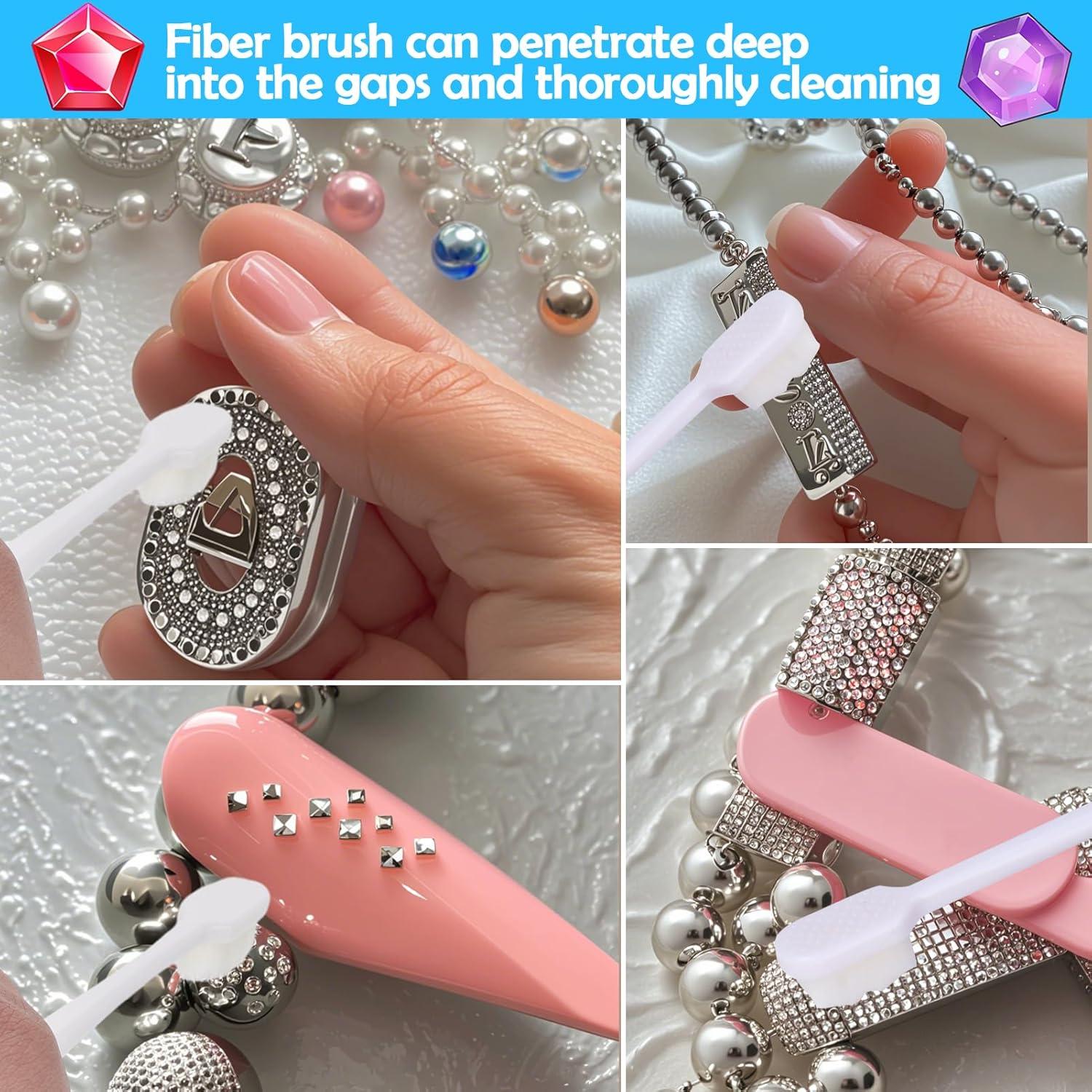 Juego de Cepillos y Paño de Limpieza Palksky para Joyas 5PCS