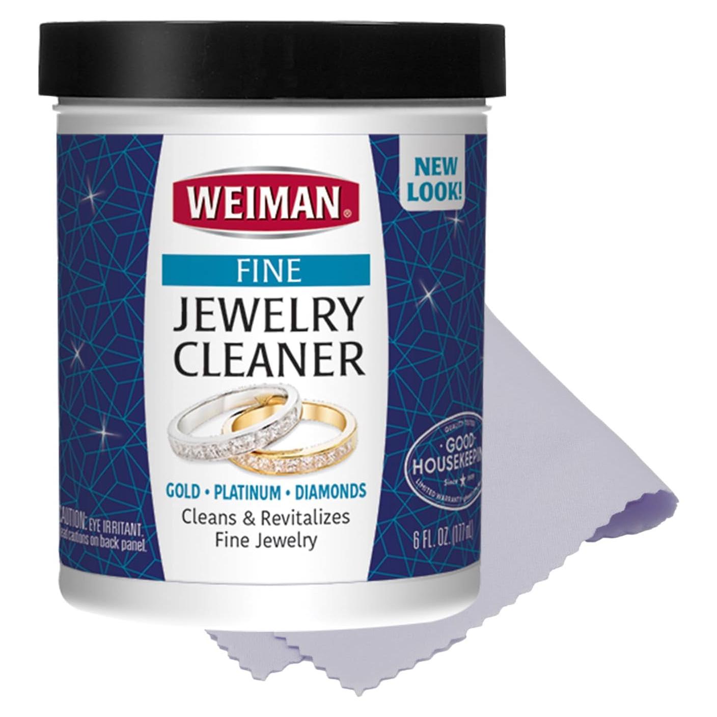 Limpiador de Joyería Weiman 198 g con Cepillo - Brillo Oro y Diamantes