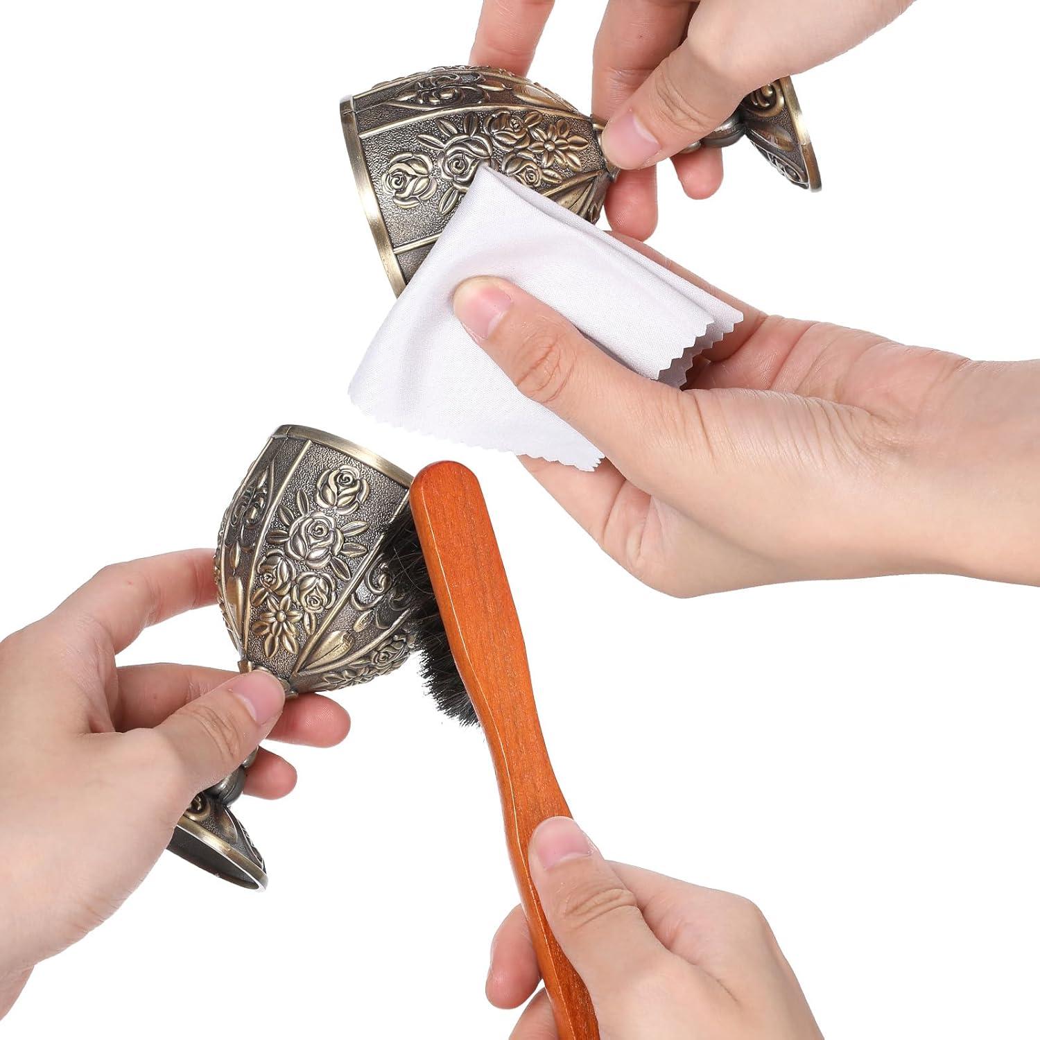 Juego de Limpieza de Joyería Neyauo 6 Piezas Cepillos y Paños