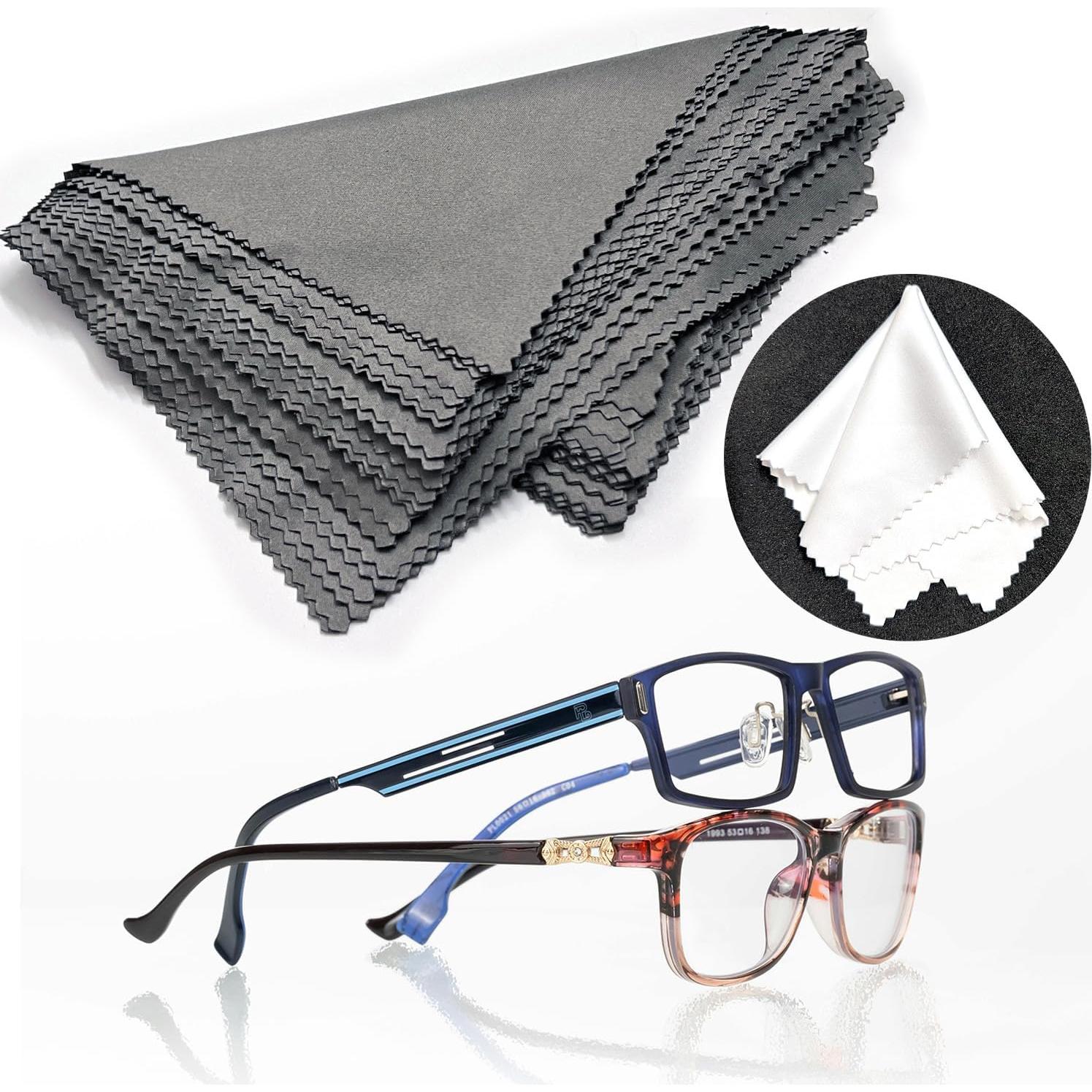 Paquete de 30 Paños de Microfibra FOJOO 15x18cm Sin Rayas