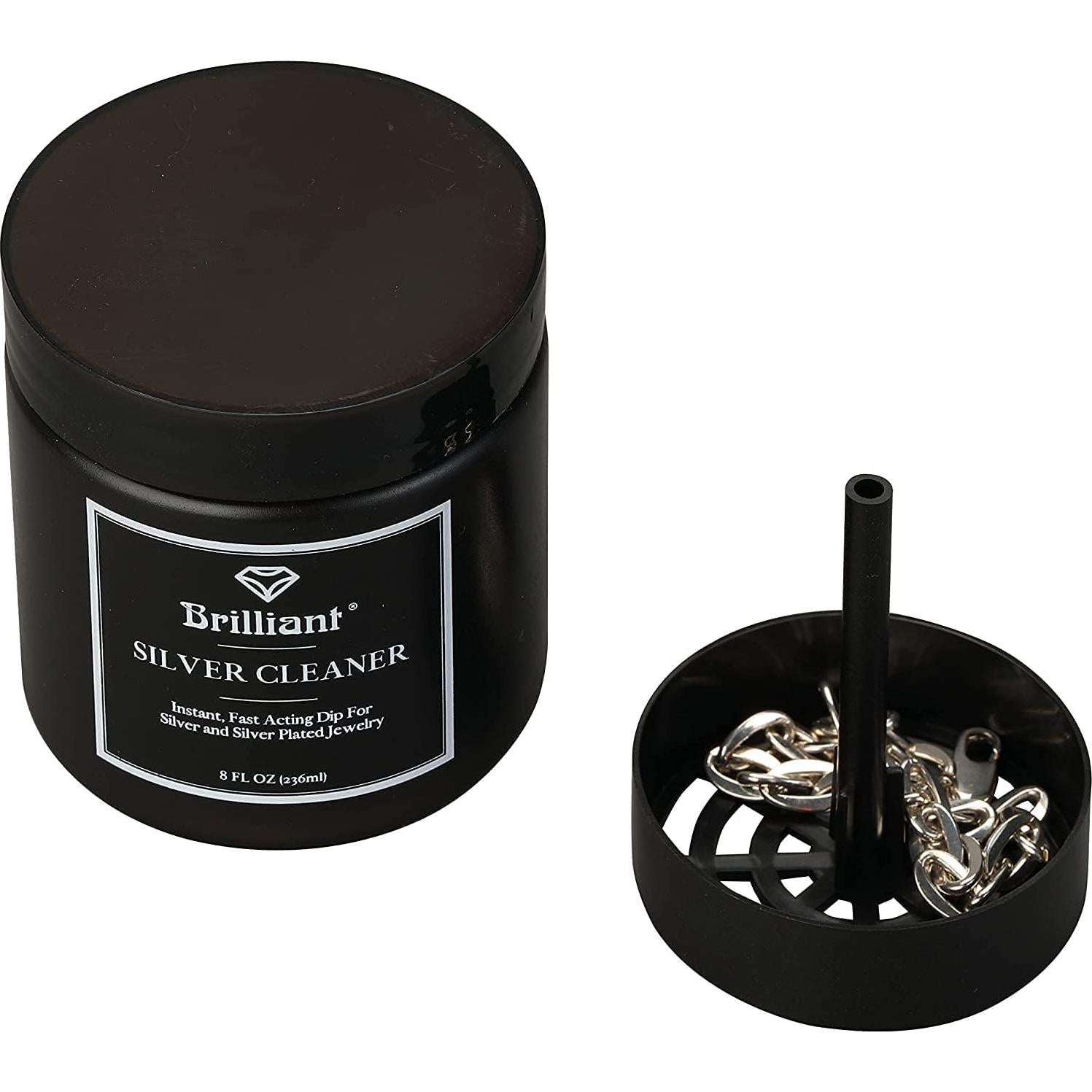 Limpiador de Joyería de Plata Brillante 226.8 g - Rápido