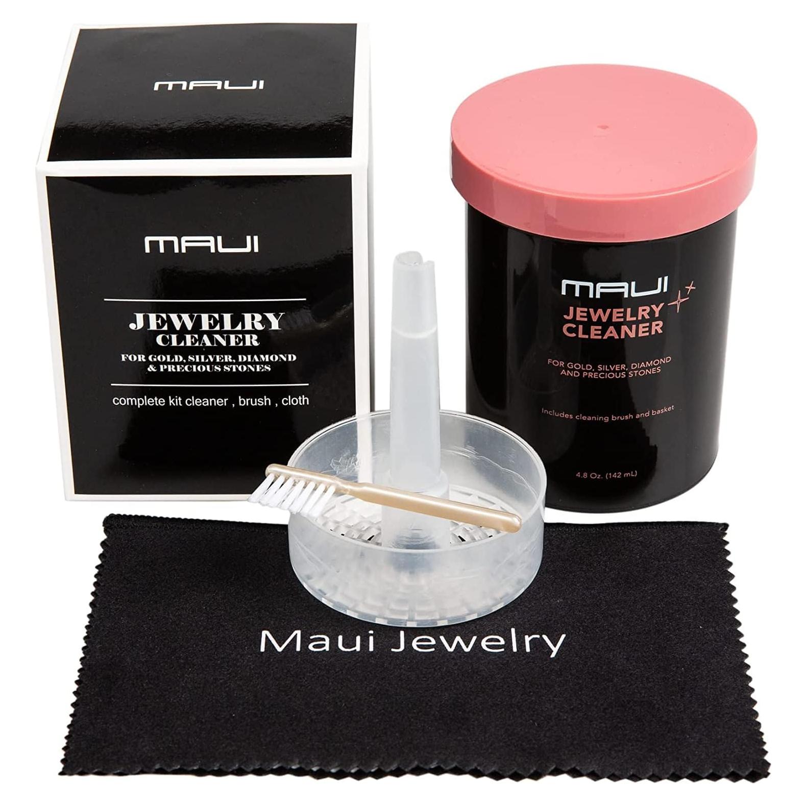 Limpiador de Joyería Líquido Maui 142 ml con Paño Suave