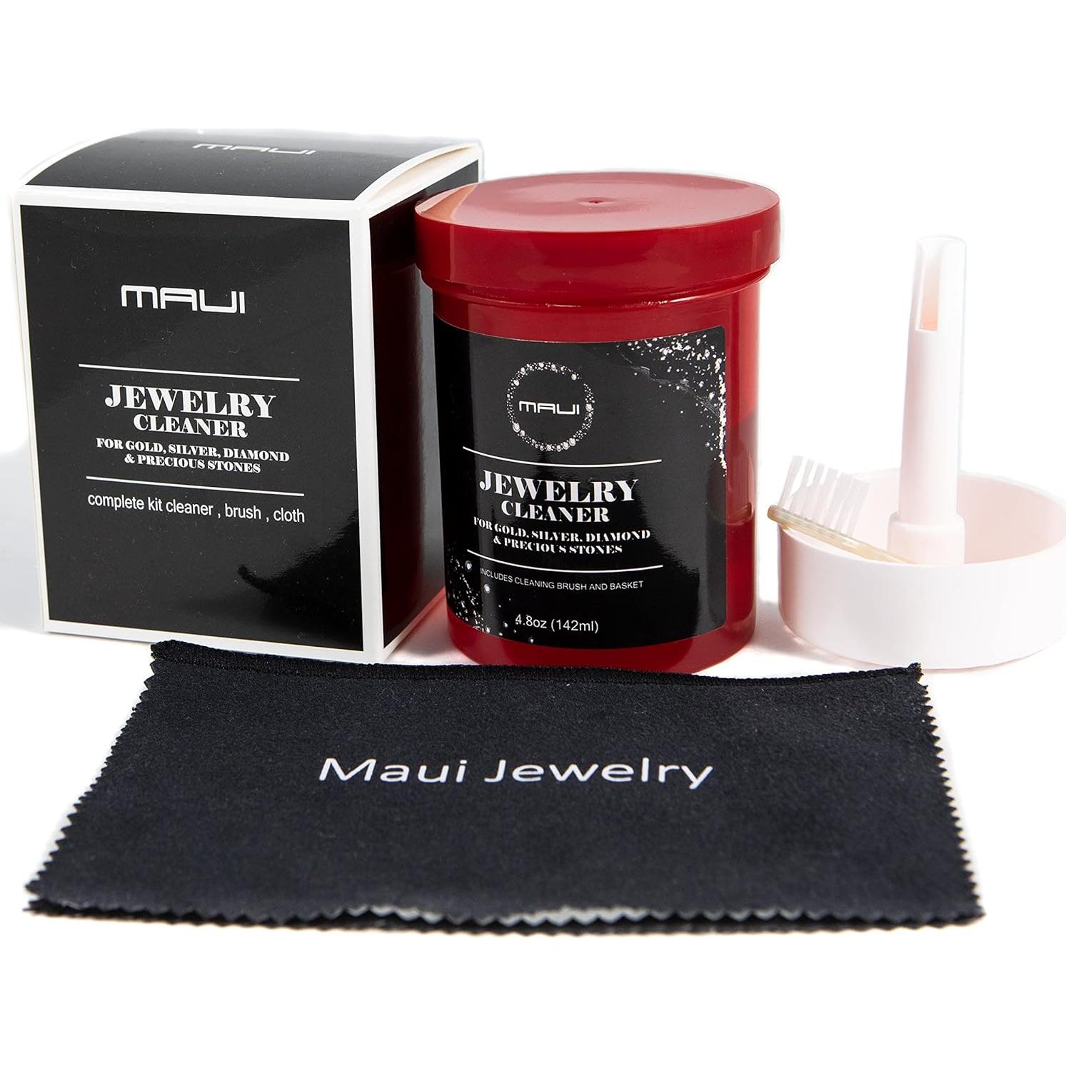 Limpiador de Joyería Líquido Maui 142 ml con Paño Suave