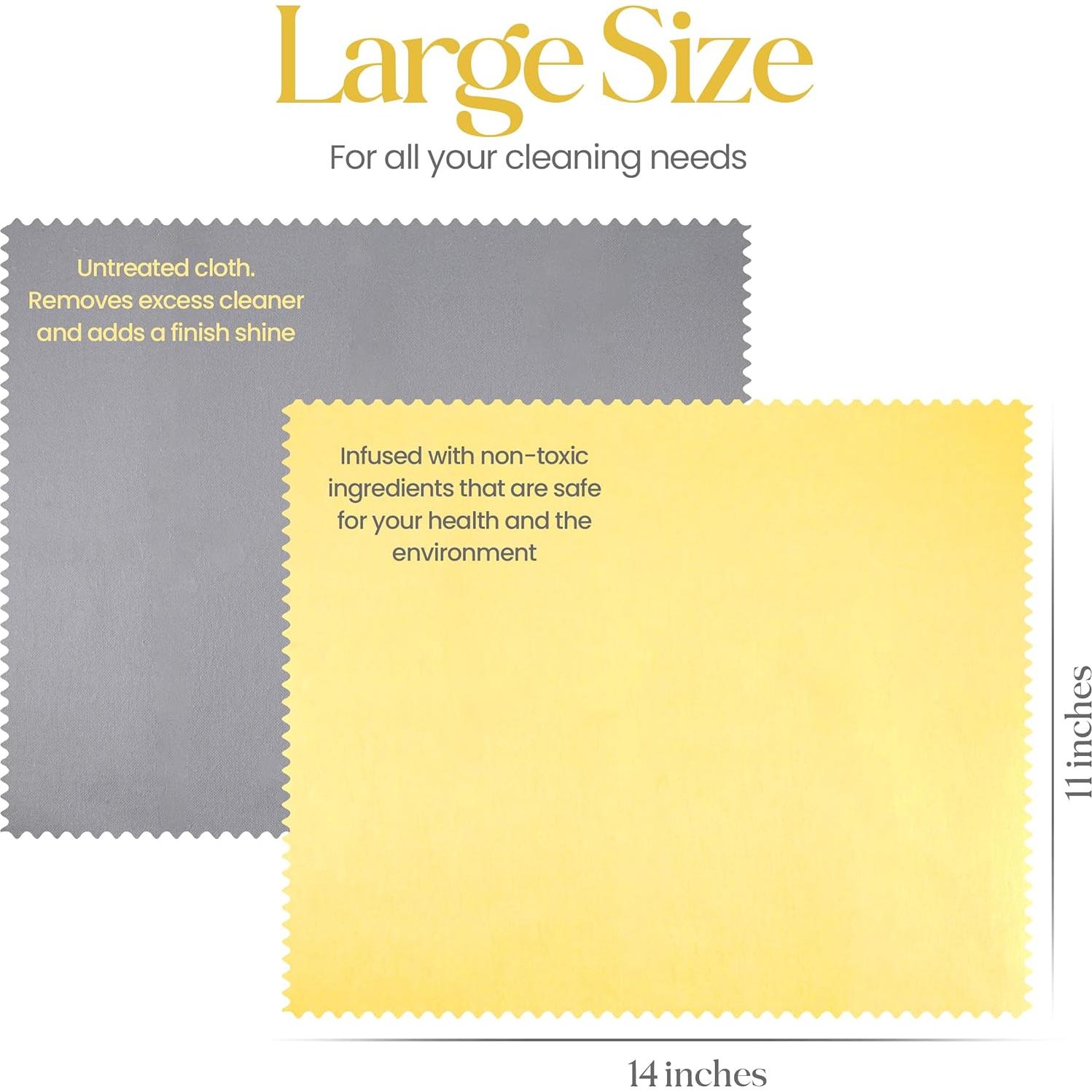 Paño de Pulido Mayflower 100% Algodón 28x36 cm - Limpieza Metales