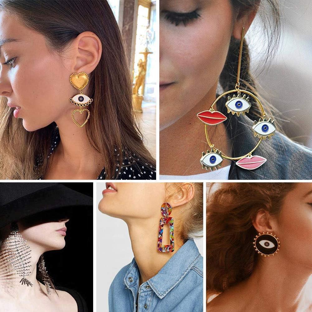 Tapones de Silicona Suave JJKKZVZ para Pendientes con Paño