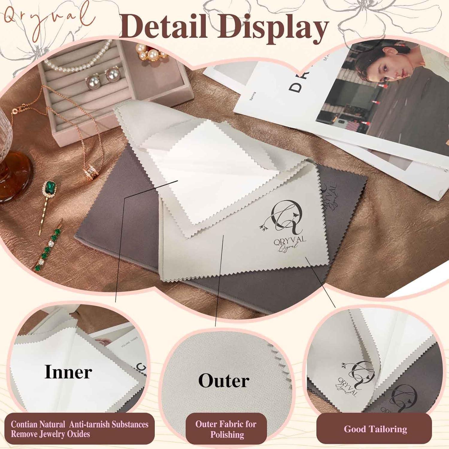 Combo Tiras Antioxidantes y Paños de Pulido de Joyería