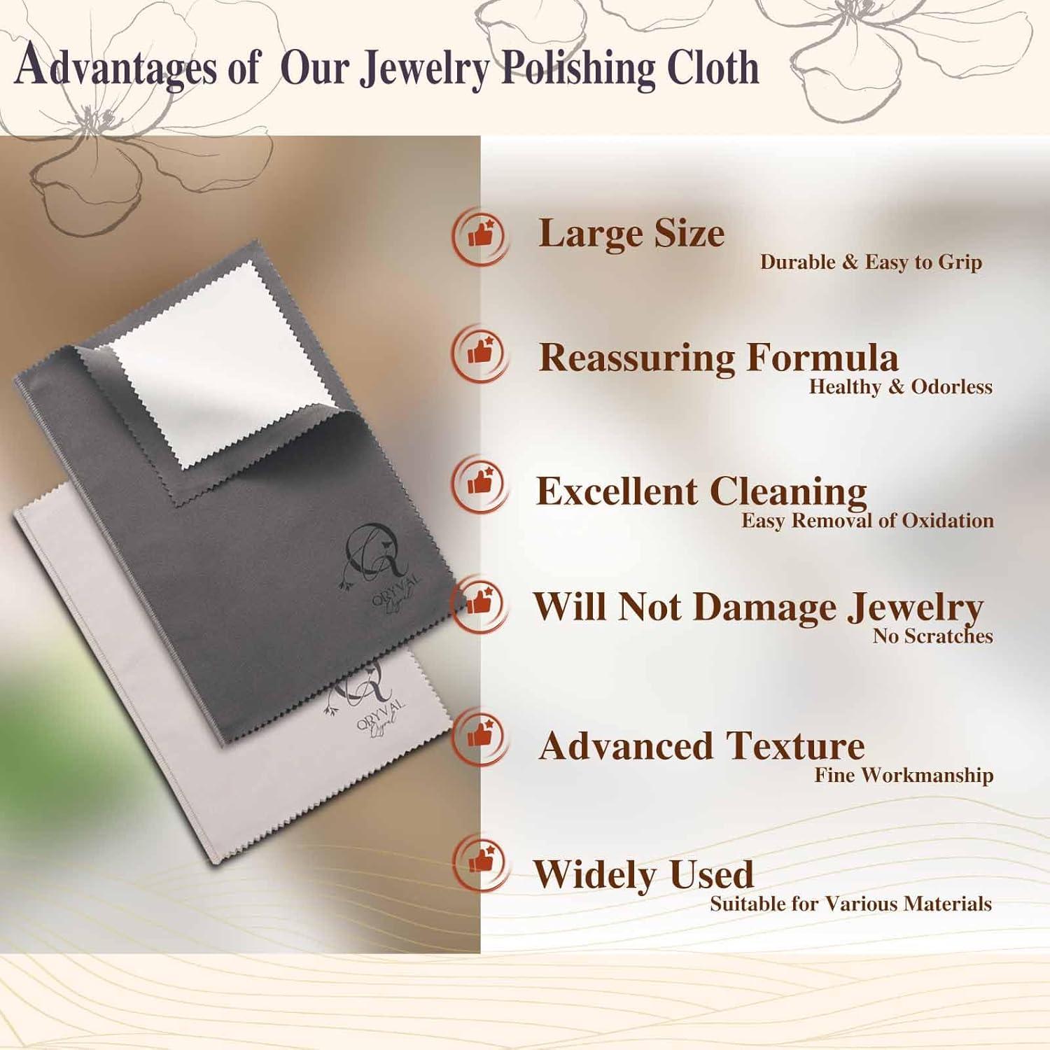 Combo Tiras Antioxidantes y Paños de Pulido de Joyería