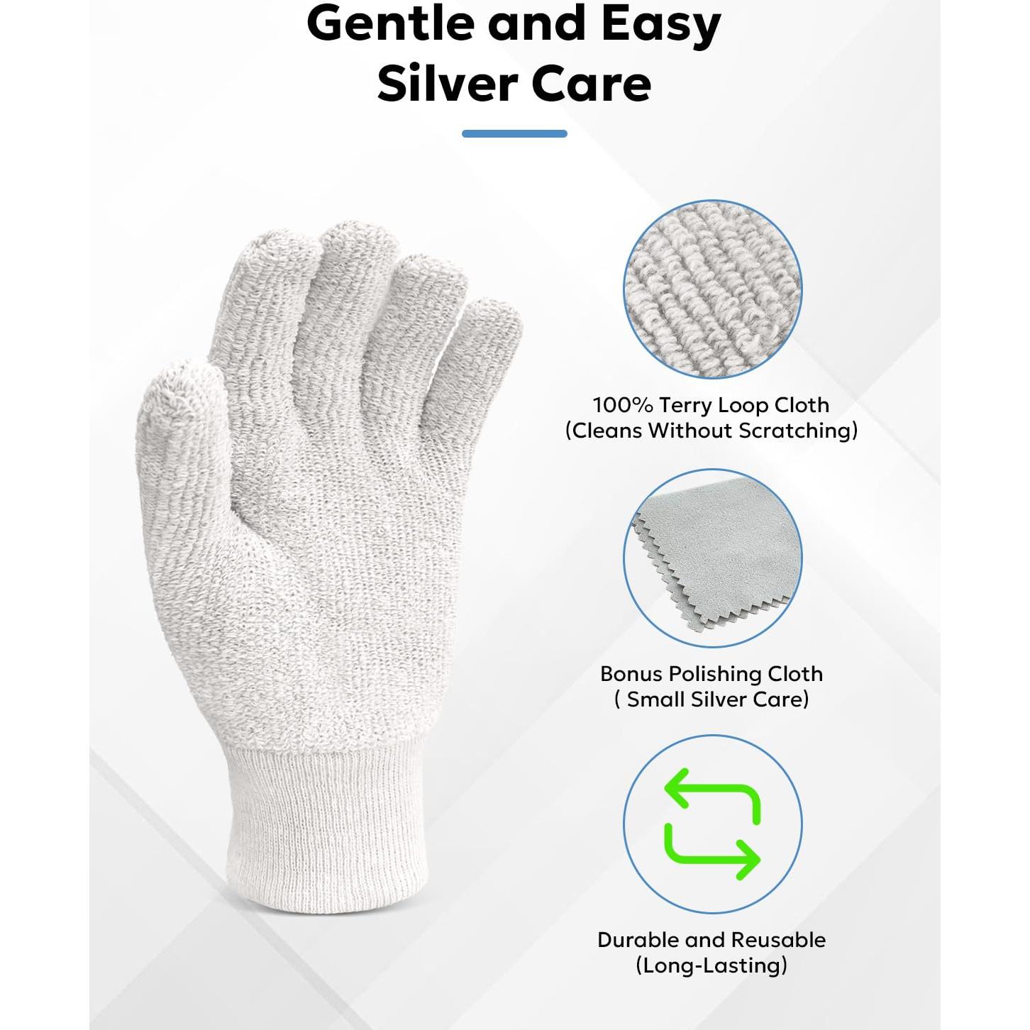 Guantes de Pulido Evridwear L/XL para Plata y Latón