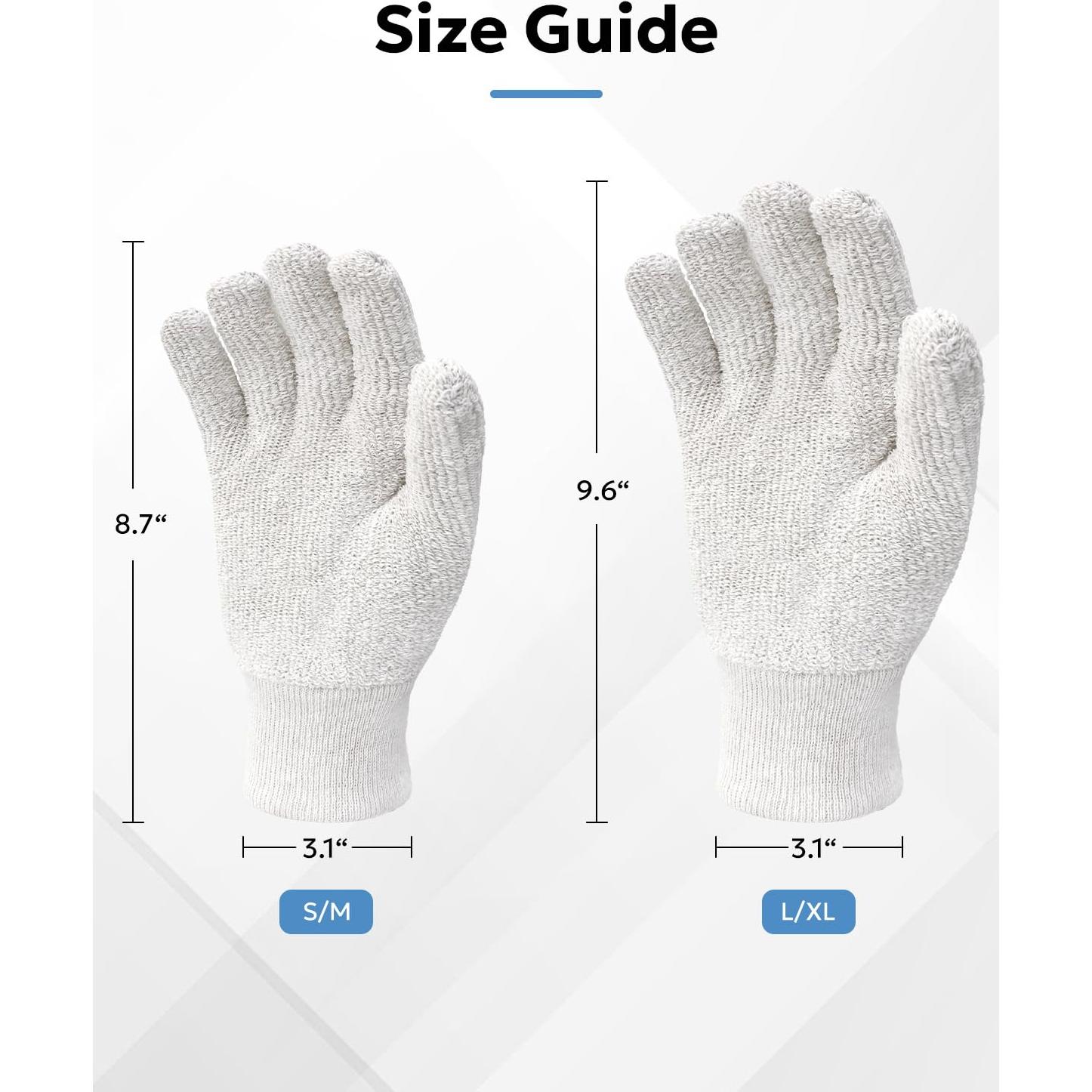 Guantes de Pulido Evridwear L/XL para Plata y Latón