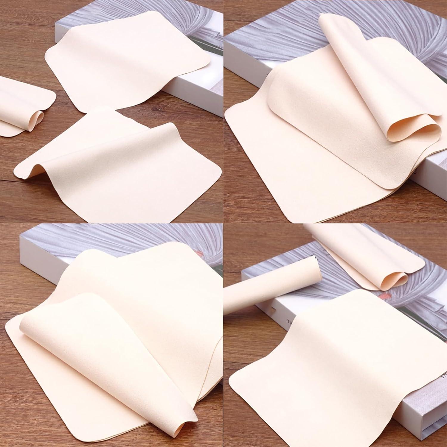 Paño de Limpieza Microfibra Q QINGGE 35x35 cm Beige