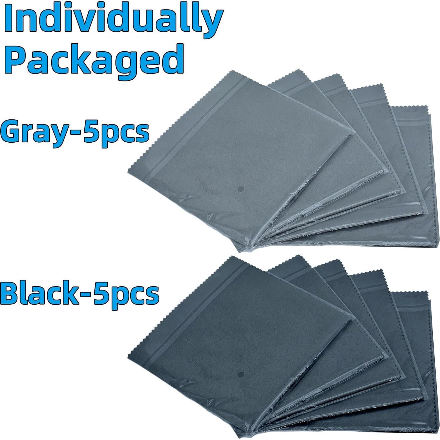 Paquete de 10 paños de limpieza de microfibra Miaozhun 30x30cm