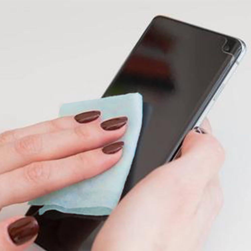 32 Paquetes Paño de Microfibra para Limpiar Pantallas - Negro y Azul