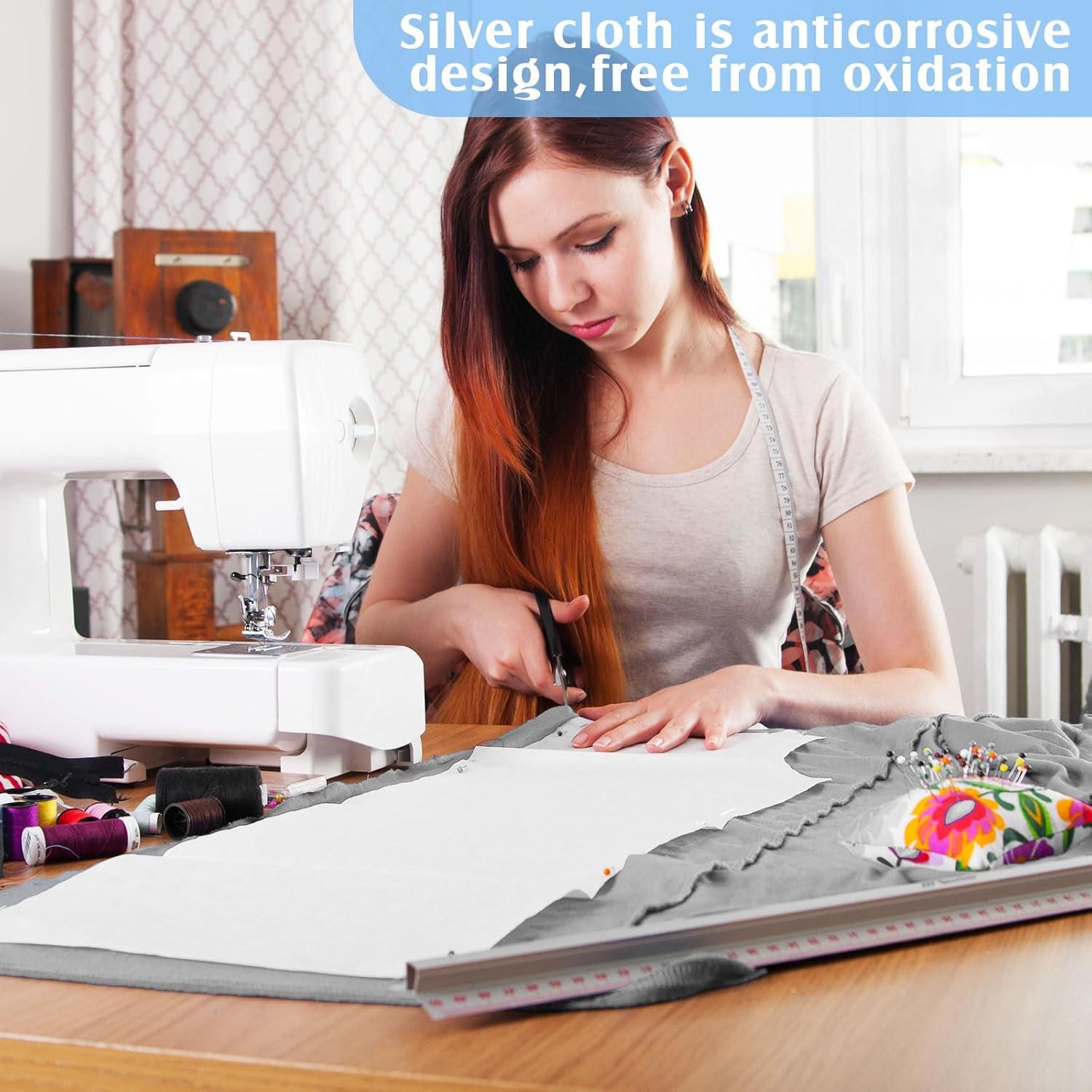 Tela Antitarnish Jecery 100x100 cm para Joyería y Cubiertos