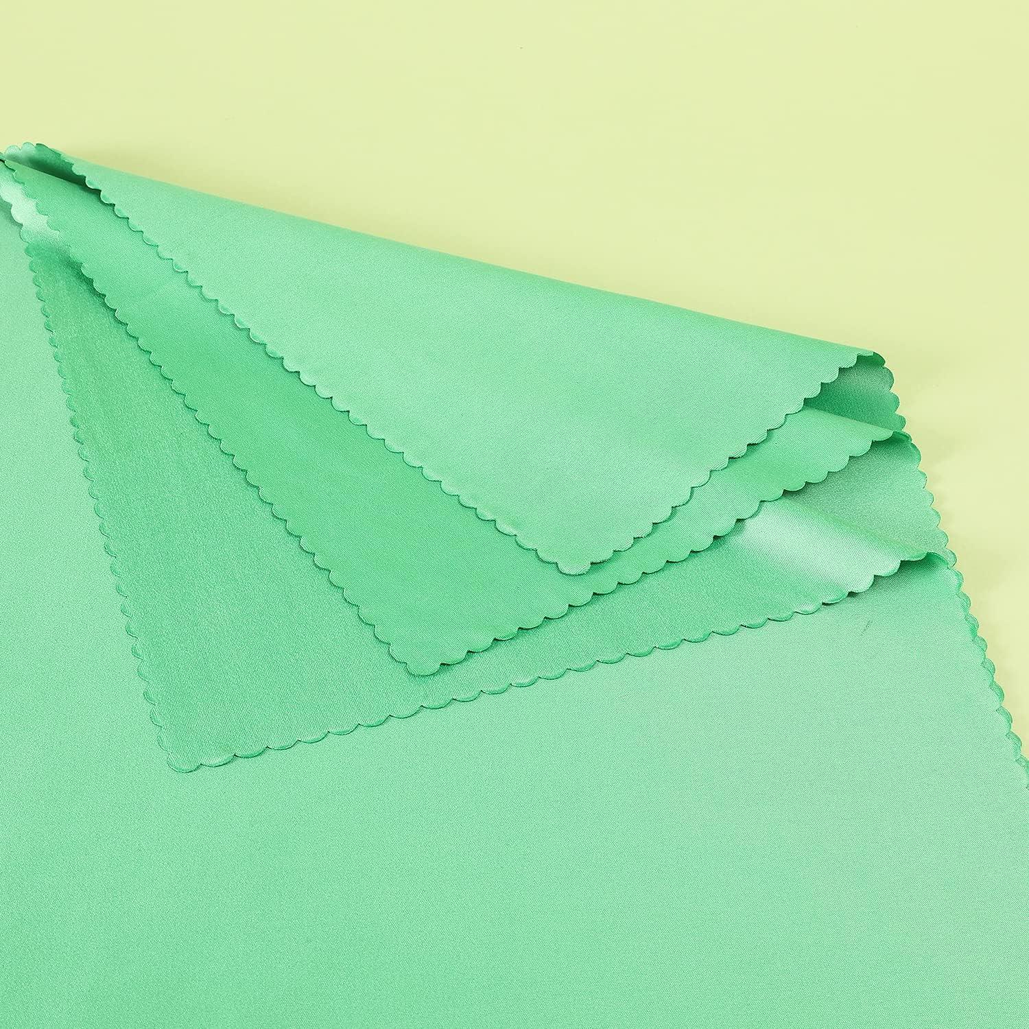 Paños de Limpieza de Microfibra 30x30cm 3pcs Verde para Instrumentos