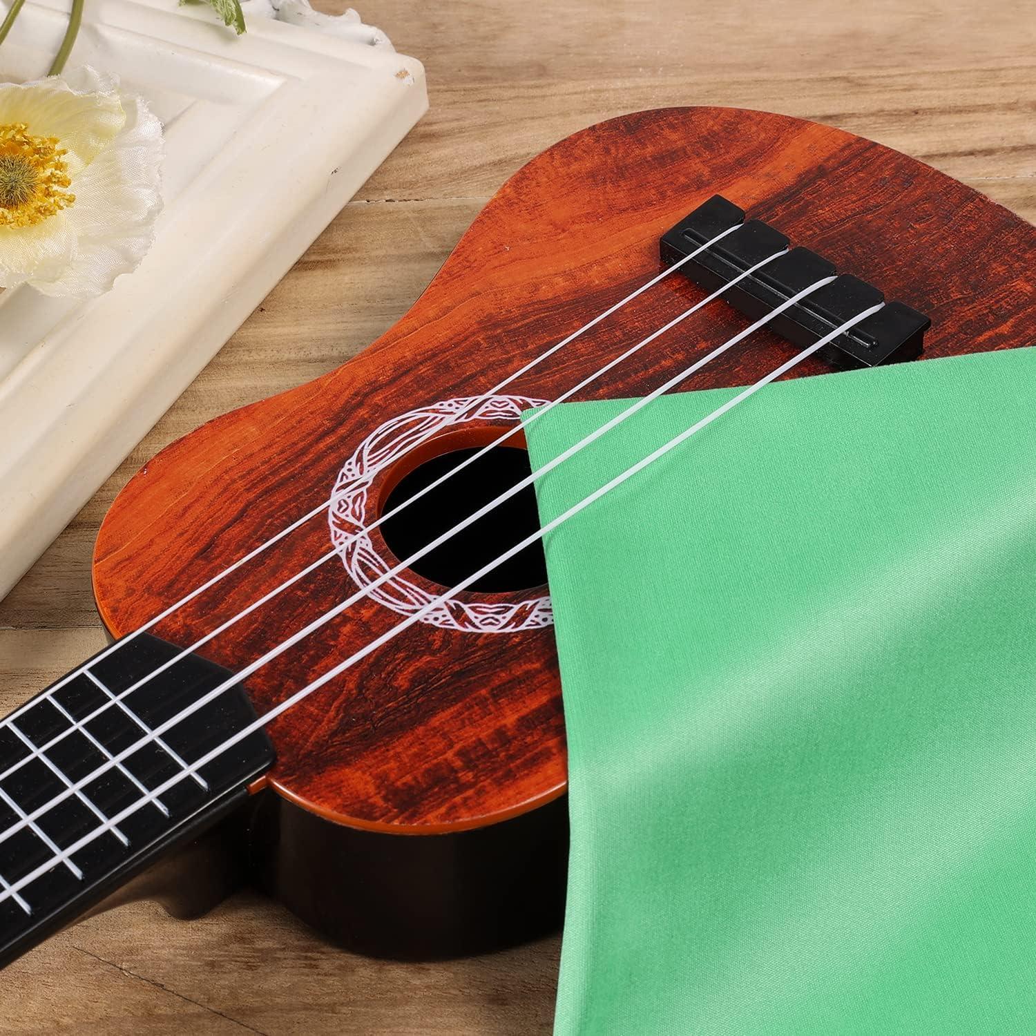 Paños de Limpieza de Microfibra 30x30cm 3pcs Verde para Instrumentos