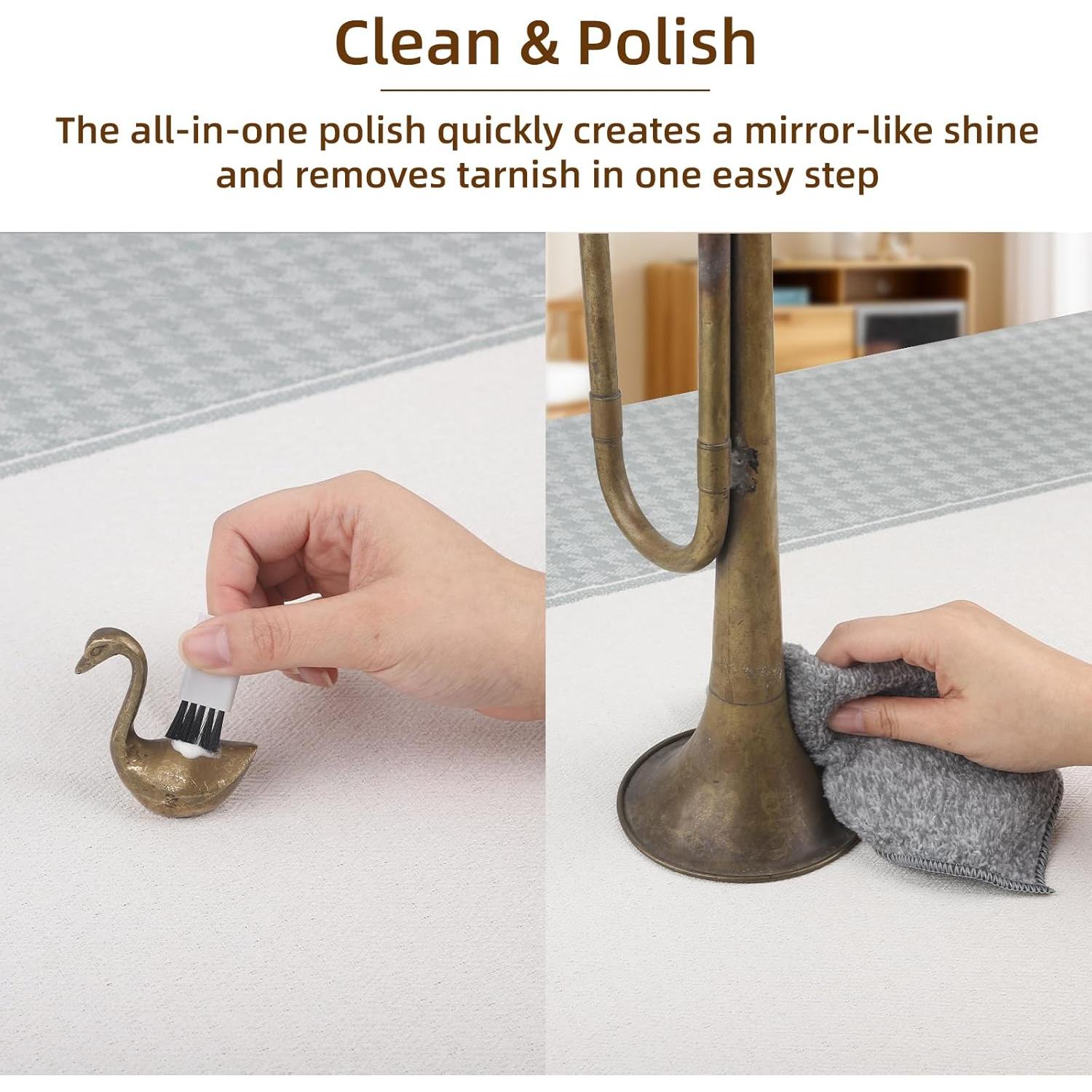 Kit de Limpieza y Pulido de Cobre y Latón 13oz HANLDA