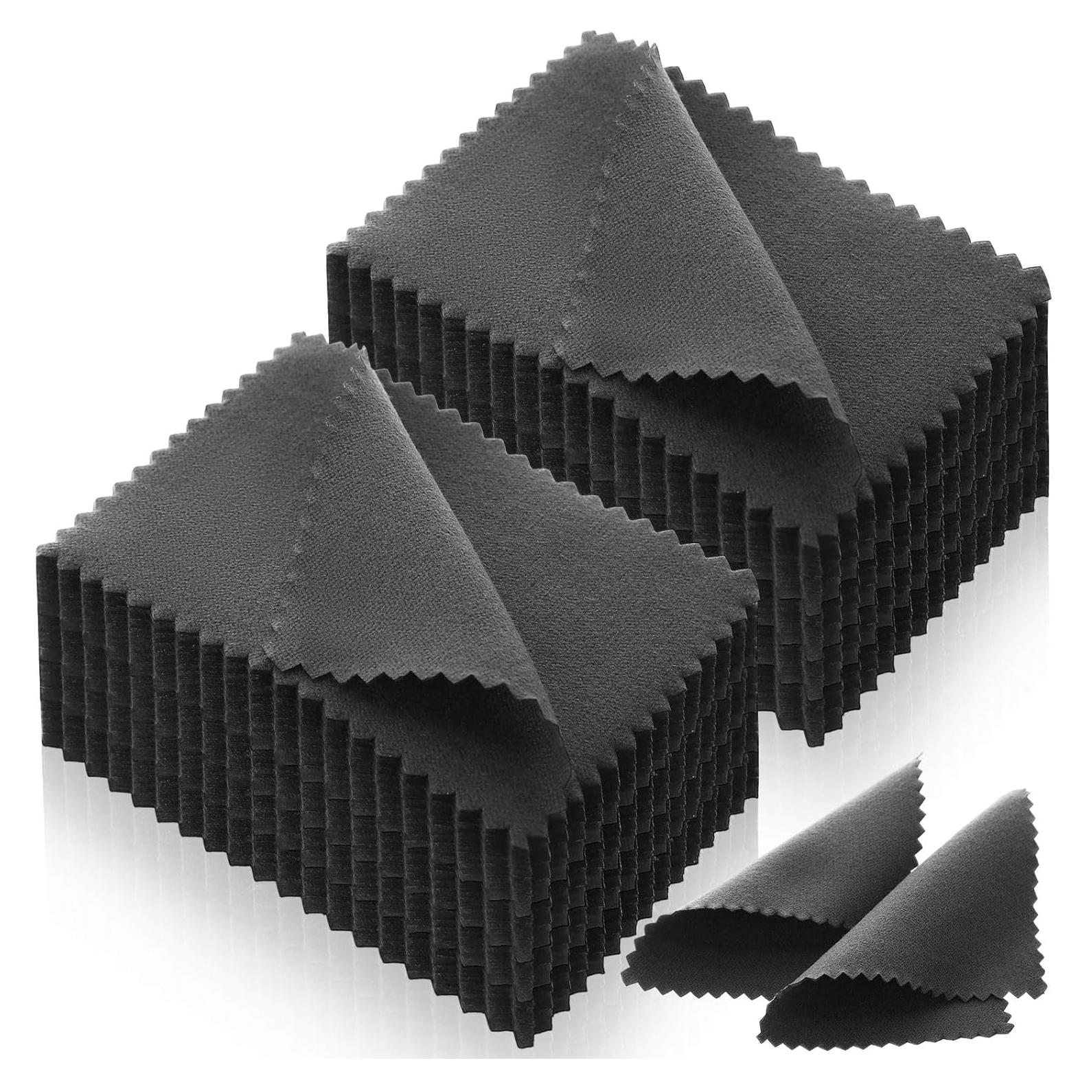 200 Paños de Limpieza de Joyería Tatuo 6x8 cm Doble Cara