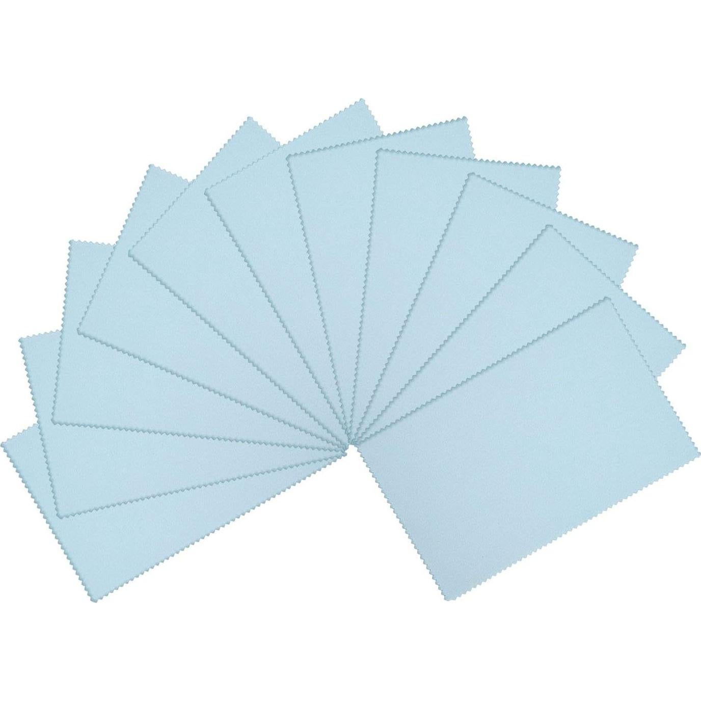 Paños de Limpieza de Joyería Sunmns 30 Piezas 12.5x20 cm