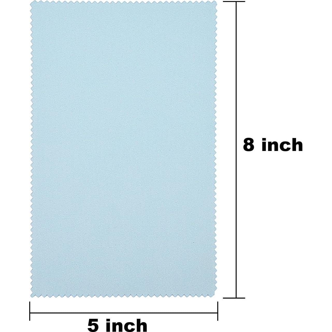 Paños de Limpieza de Joyería Sunmns 30 Piezas 12.5x20 cm