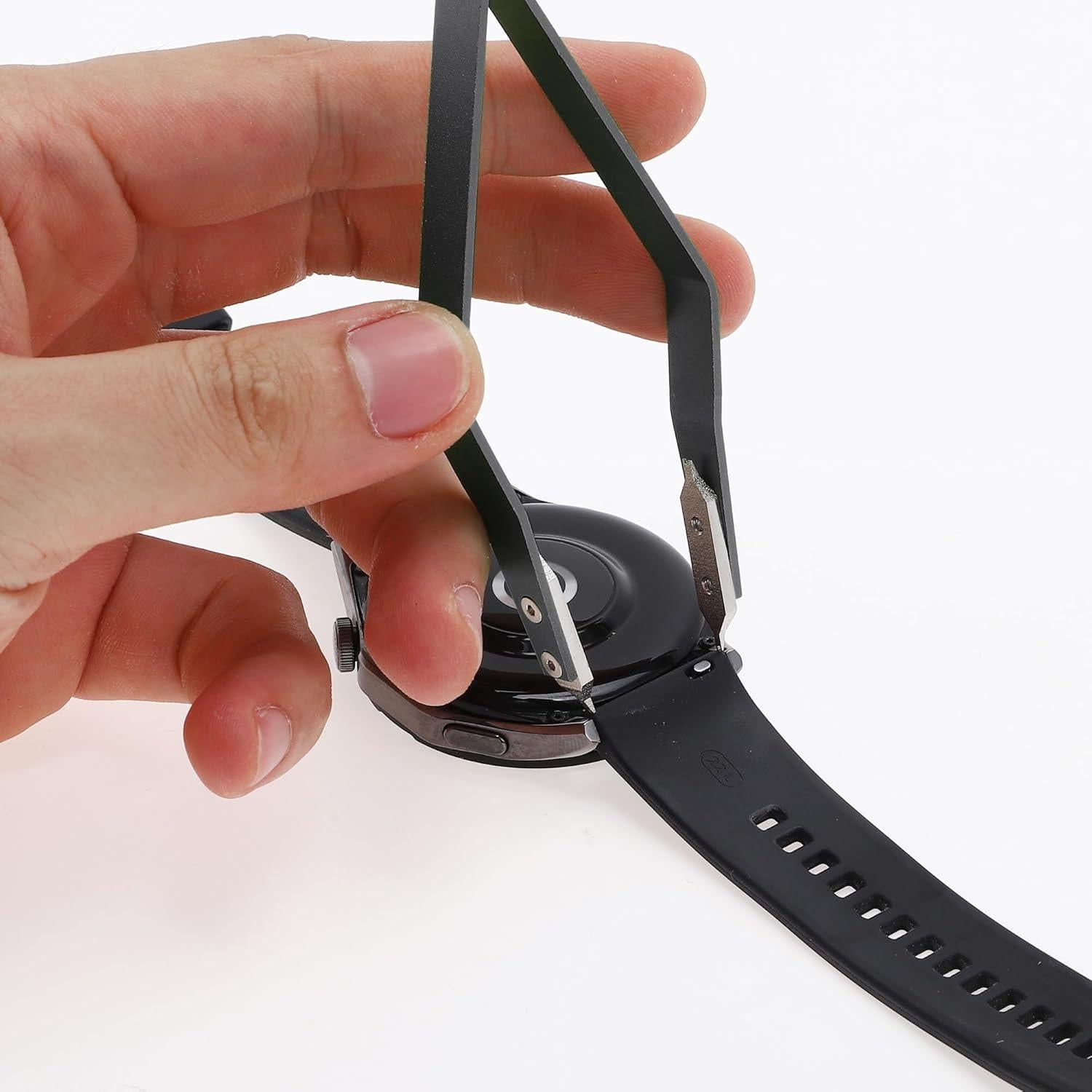 Pinzas para barras de resorte de reloj VOCOSTE - Aluminio 11.5x0.9cm