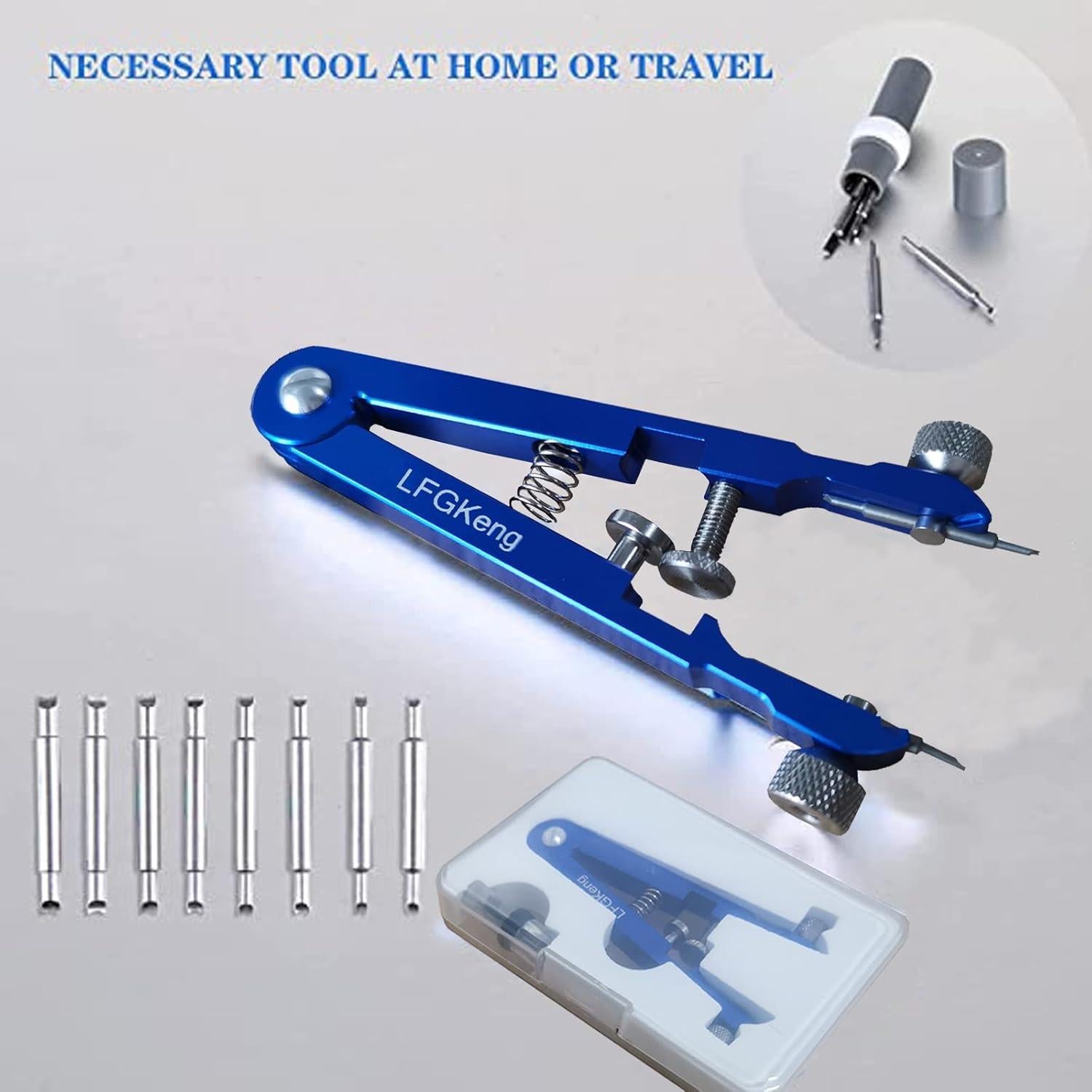 Pinzas para Barra de Resorte de Reloj LFGKeng - Acero Aleado