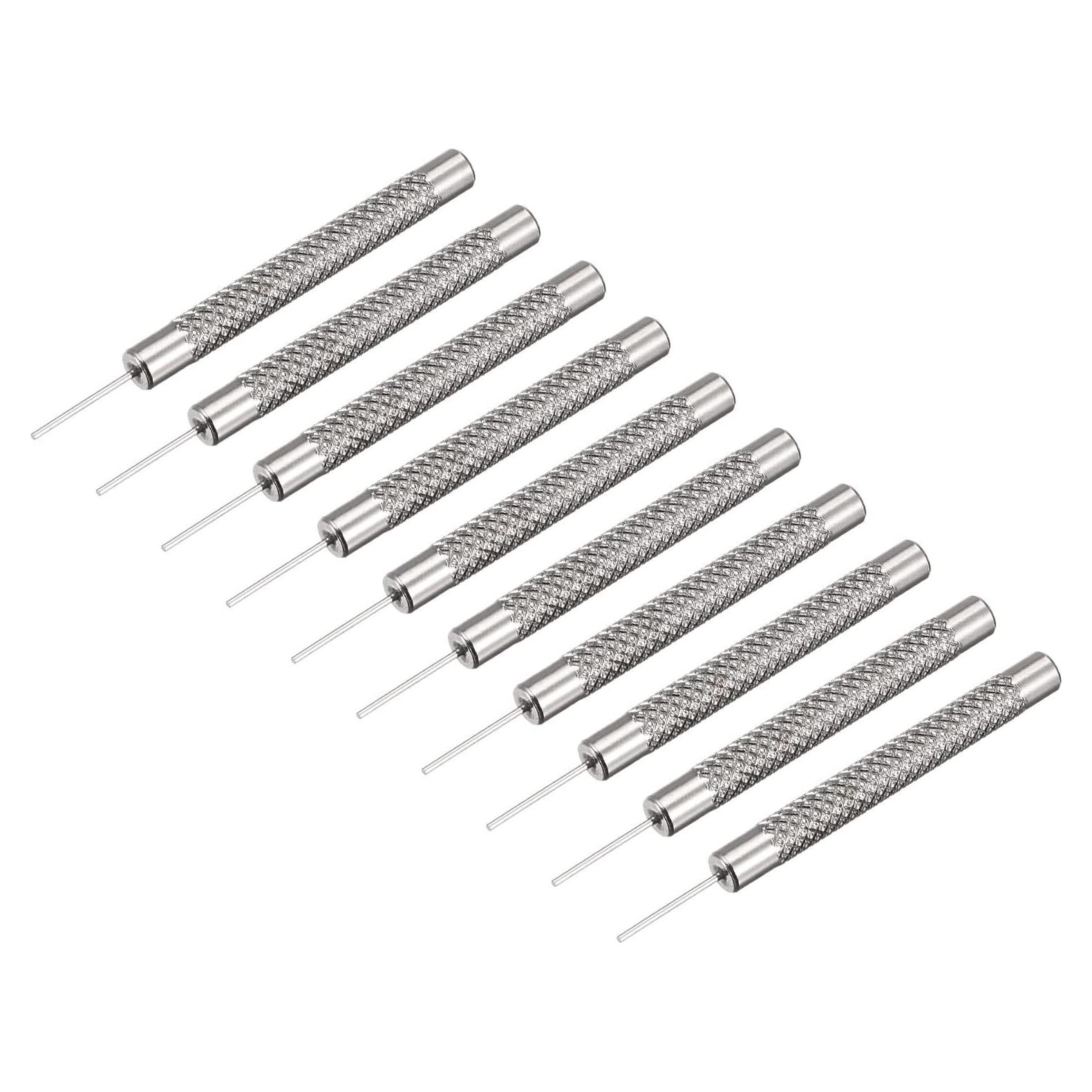 Herramienta de extracción de pasadores de correa de reloj uxcell 0.7mm 10 Pcs