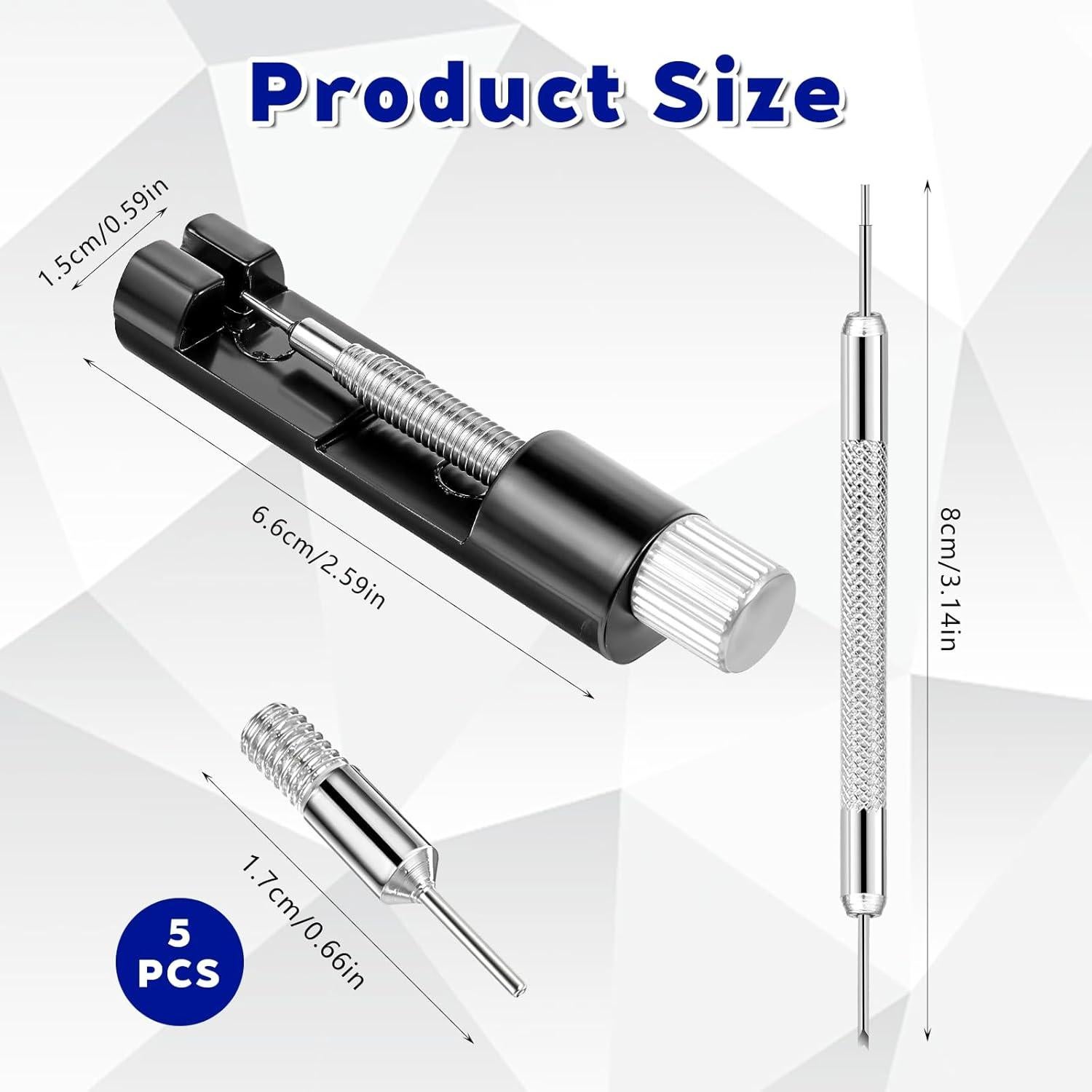 Kit de Herramientas para Ajuste de Relojes Giantree 5 Piezas