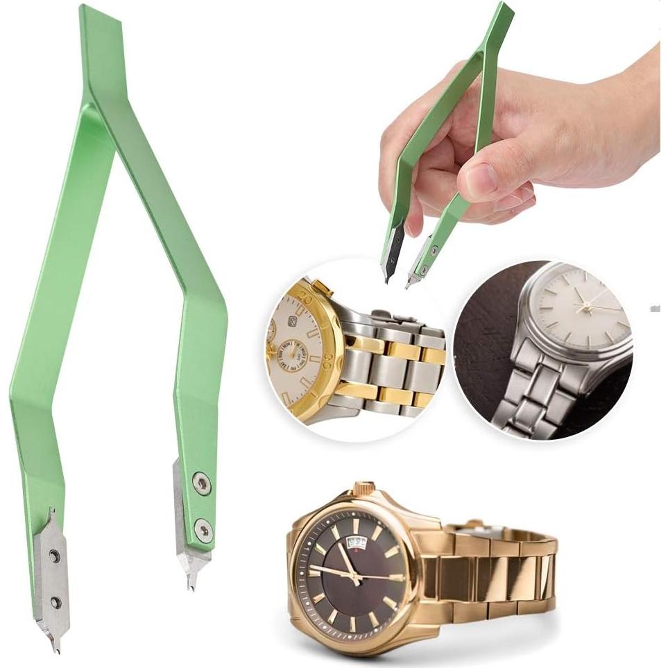Pinzas de Reloj Dpofirs en Forma de V, Metal, Precisión Alta
