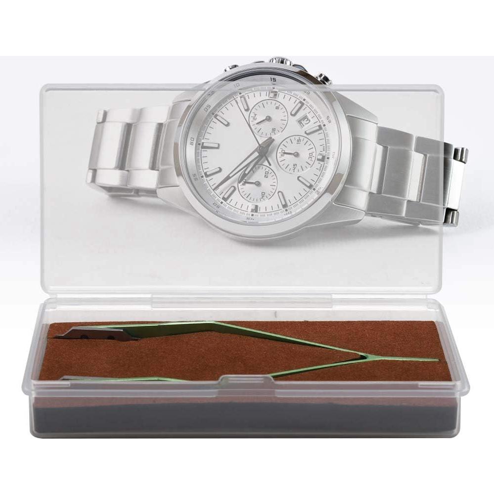 Pinzas de Reloj Dpofirs en Forma de V, Metal, Precisión Alta