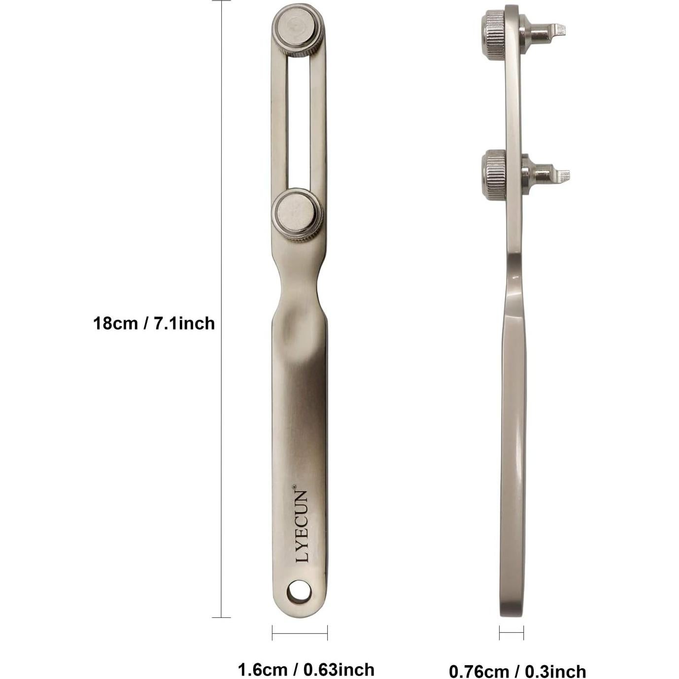 Llave de Reloj Ajustable LYECUN para Fondos Rosca 13-54mm