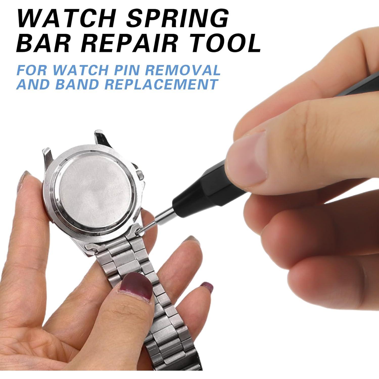 Herramienta Removedora de Pasadores de Correa de Reloj Notoke - Acero Inoxidable Multifuncional