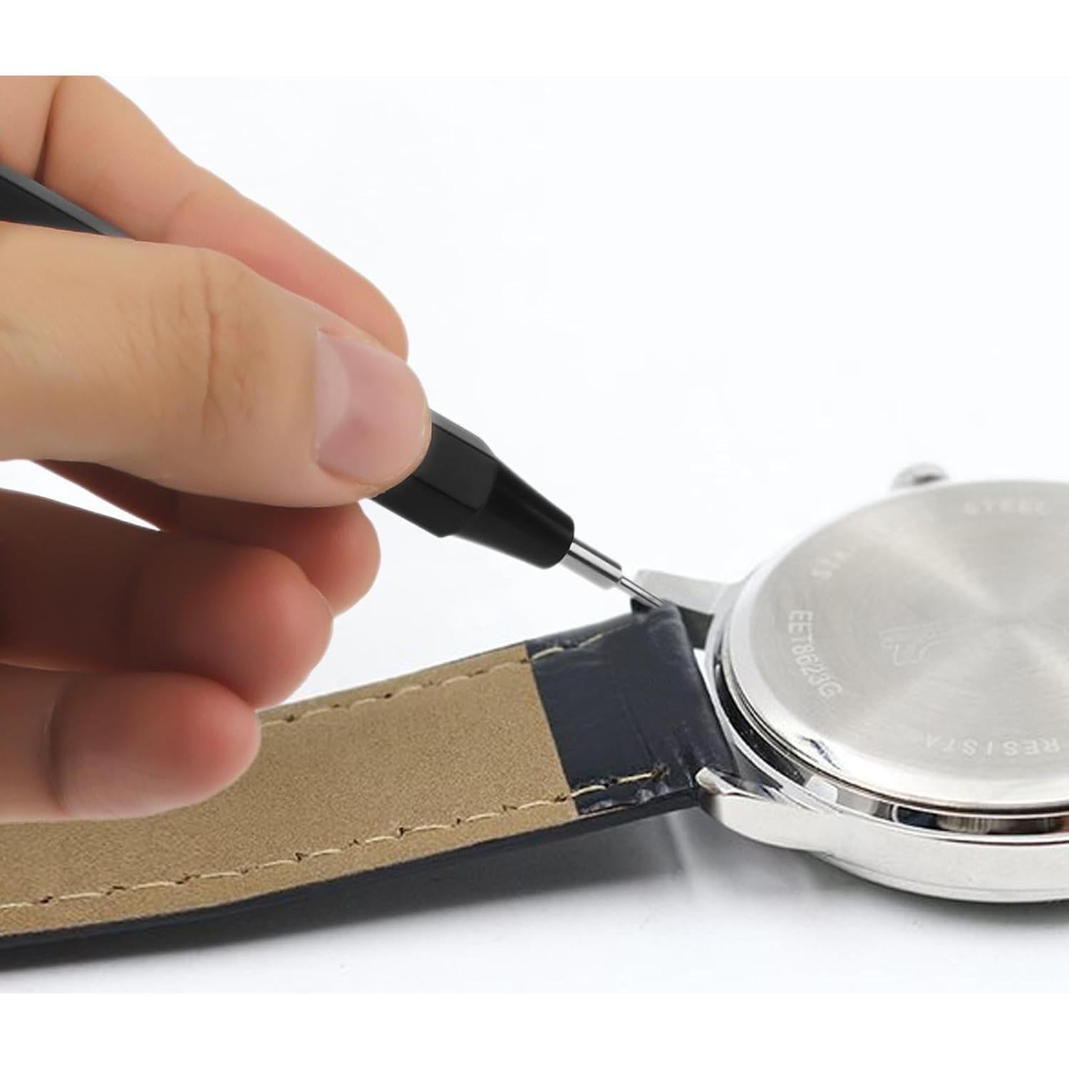 Herramienta Removedora de Pasadores de Correa de Reloj Notoke - Acero Inoxidable Multifuncional