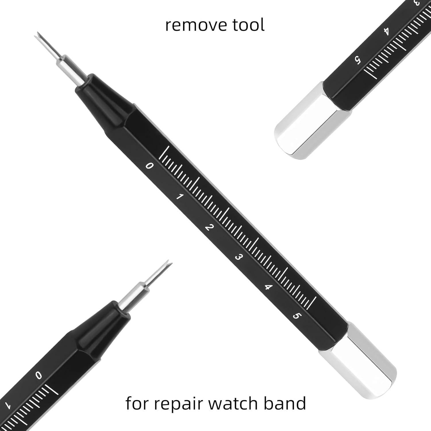 Herramienta Removedora de Pasadores de Correa de Reloj Notoke - Acero Inoxidable Multifuncional